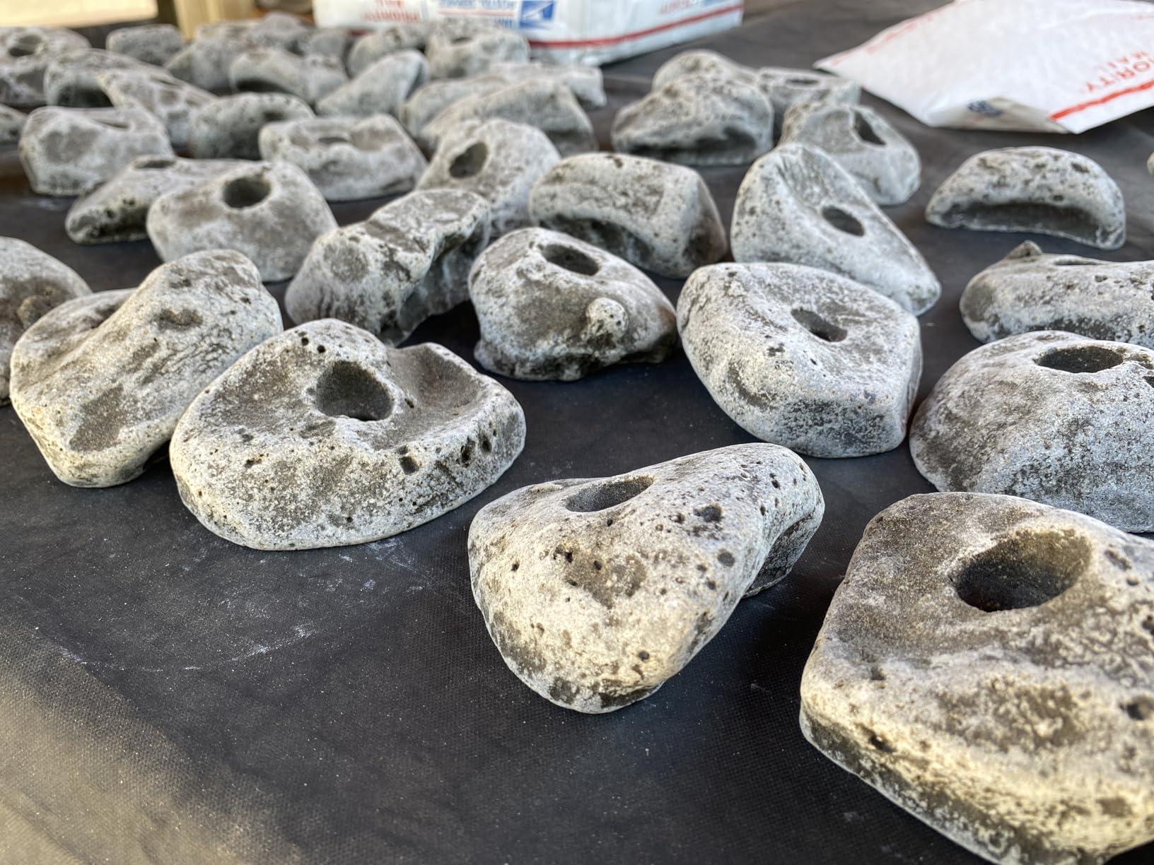 100 Large Rock Climbing Holds with Hardware for Rock Wall Grips Made in USA | 100 Bolts and 100 T-Nuts for Rock Climbing Holds Indoor Outdoor Play Set, Garage Gym, Bouldering, Trees - Rocky Climbing Gear customer photo 1