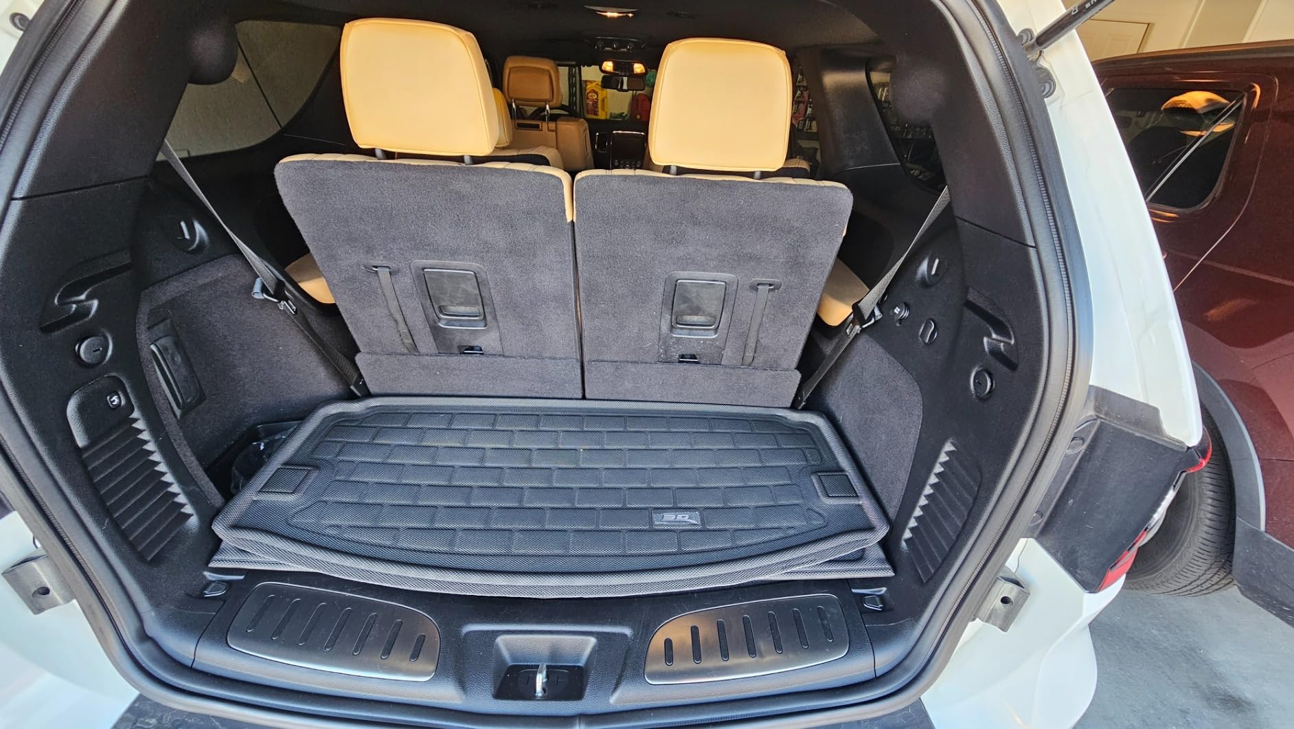 3D MAXpider Custom Fit Kagu Cargo Liner (Black) Compatible with Dodge Durango 2011-2026 - Cargo Liner customer photo 2