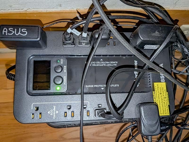 CyberPower EC850LCD Ecologic UPS Battery Backup and Surge Protector | 850VA/510W, 12 Outlets, ECO Mode, Compact, UL Certified customer photo 2