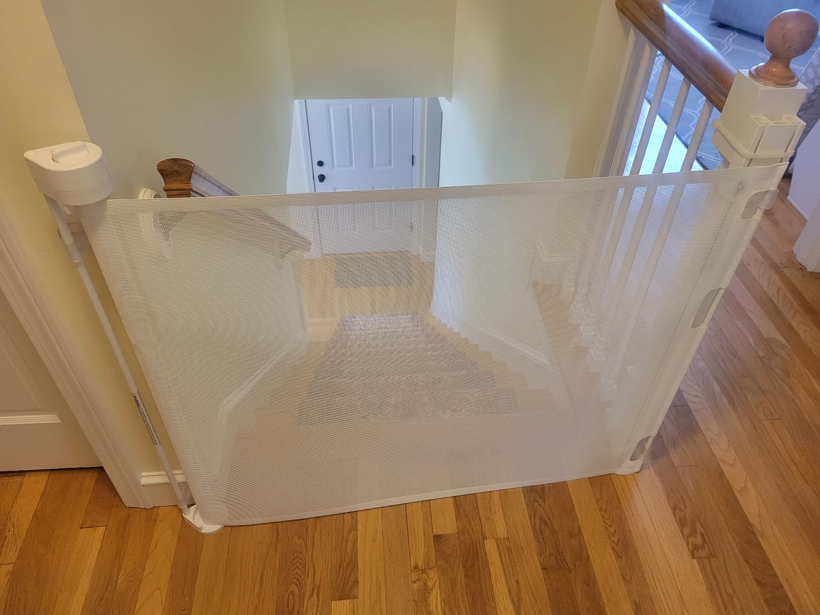 Retract-A-Gate 52 inch White: The Original and only Made in USA Retractable Baby, Dog, & Cat Gate customer photo 1