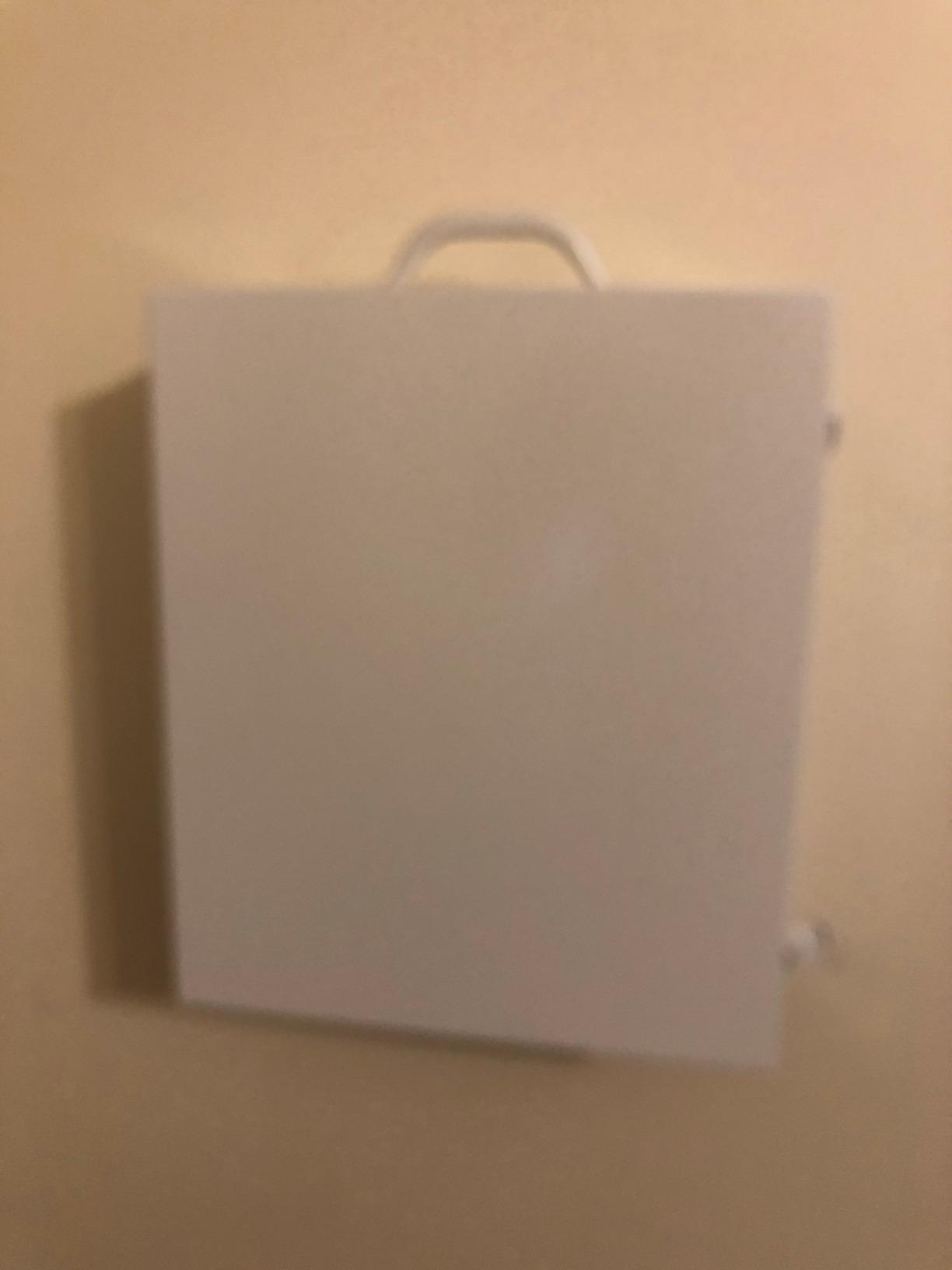 Medique Products First Aid Cabinet with Pockets, Medical Storage with 3 Shelves - 712MTM, White, Full Size customer photo 2