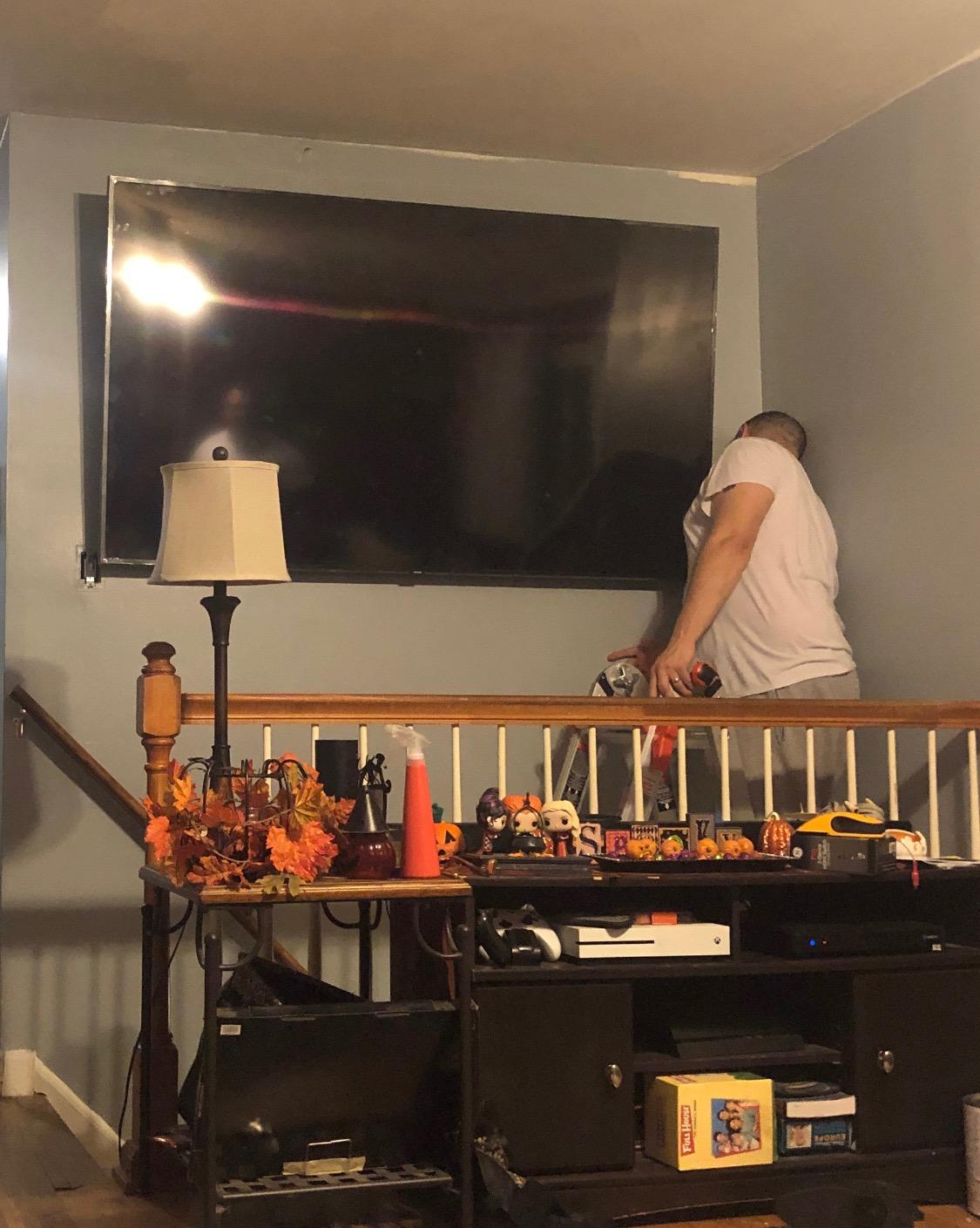 Little Giant Velocity, Aluminum Ladder, 14 ft Reach, 15413-001 | Telescoping Multi-Position Ladder with Extension, A-Frame, 90-Degree & Trestle Modes, 300 lbs. Rating customer photo 2