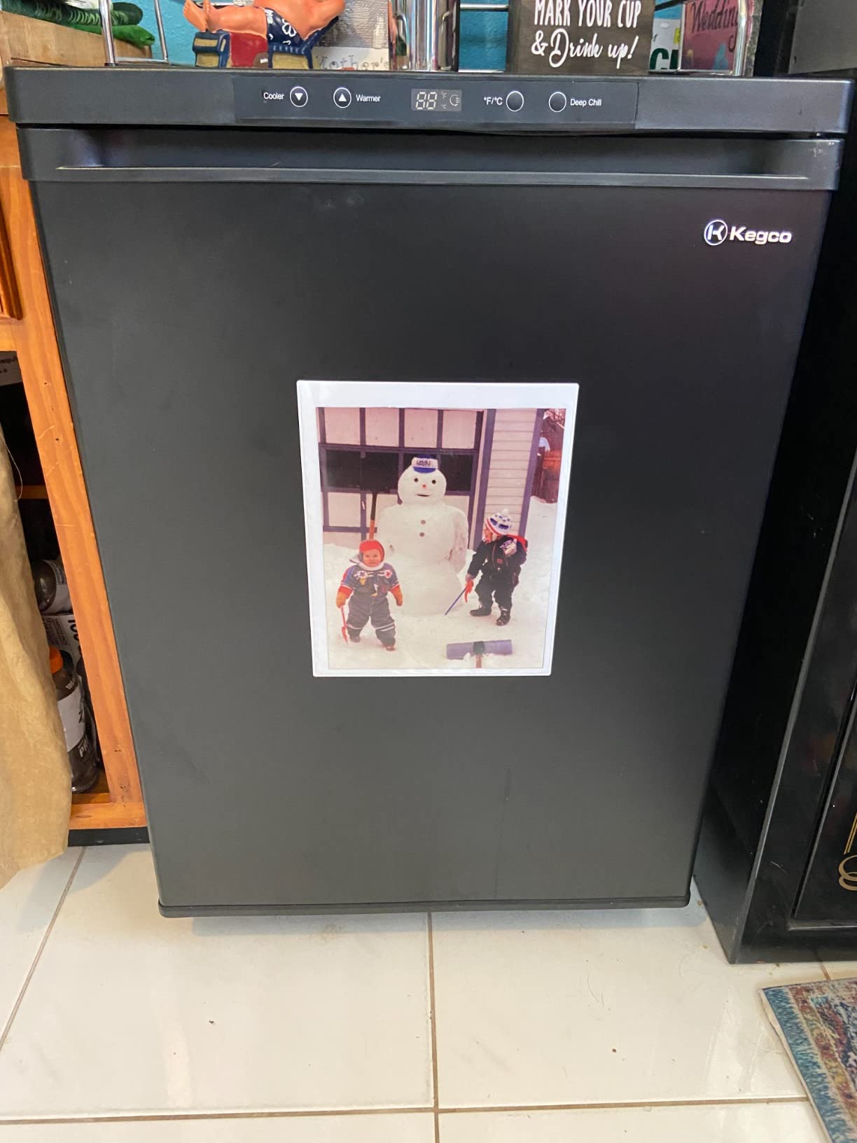 Kegco K309B-2 Double Faucet Digital Black Kegerator customer photo 2