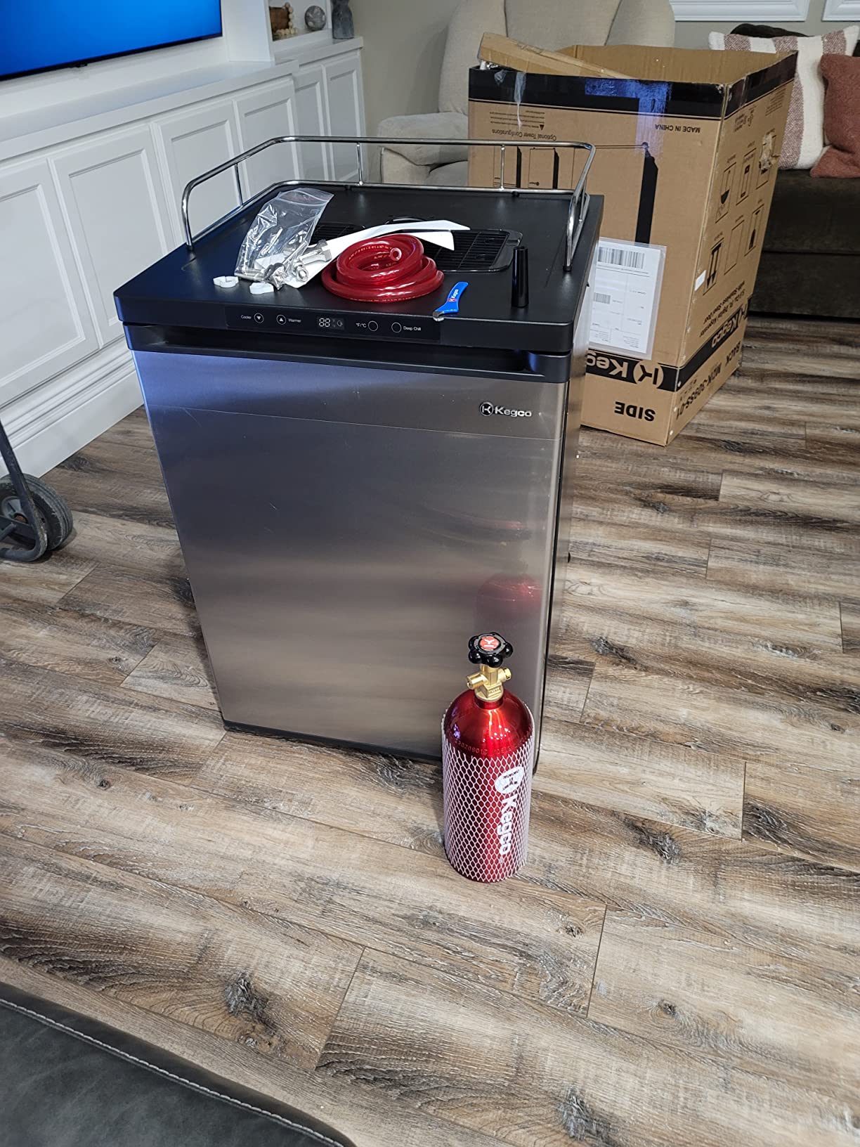 Kegco K309SS-1 Keg Dispenser, Stainless Steel customer photo 2