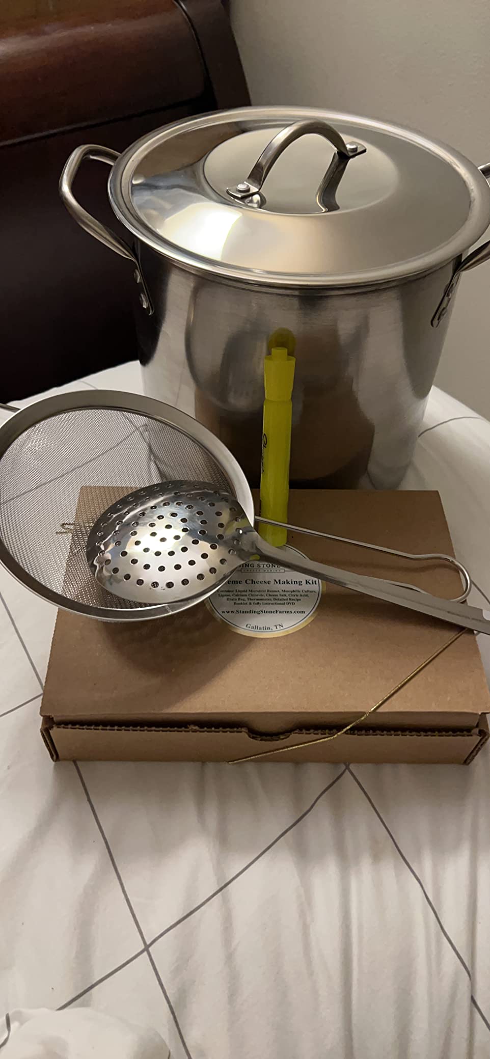 Standing Stone Farms Complete Cheese Making Kit - Includes our Award Winning Ultimate Kit plus Equipment - Makes Hard & Soft Cheese - Detailed Recipes Included customer photo 1