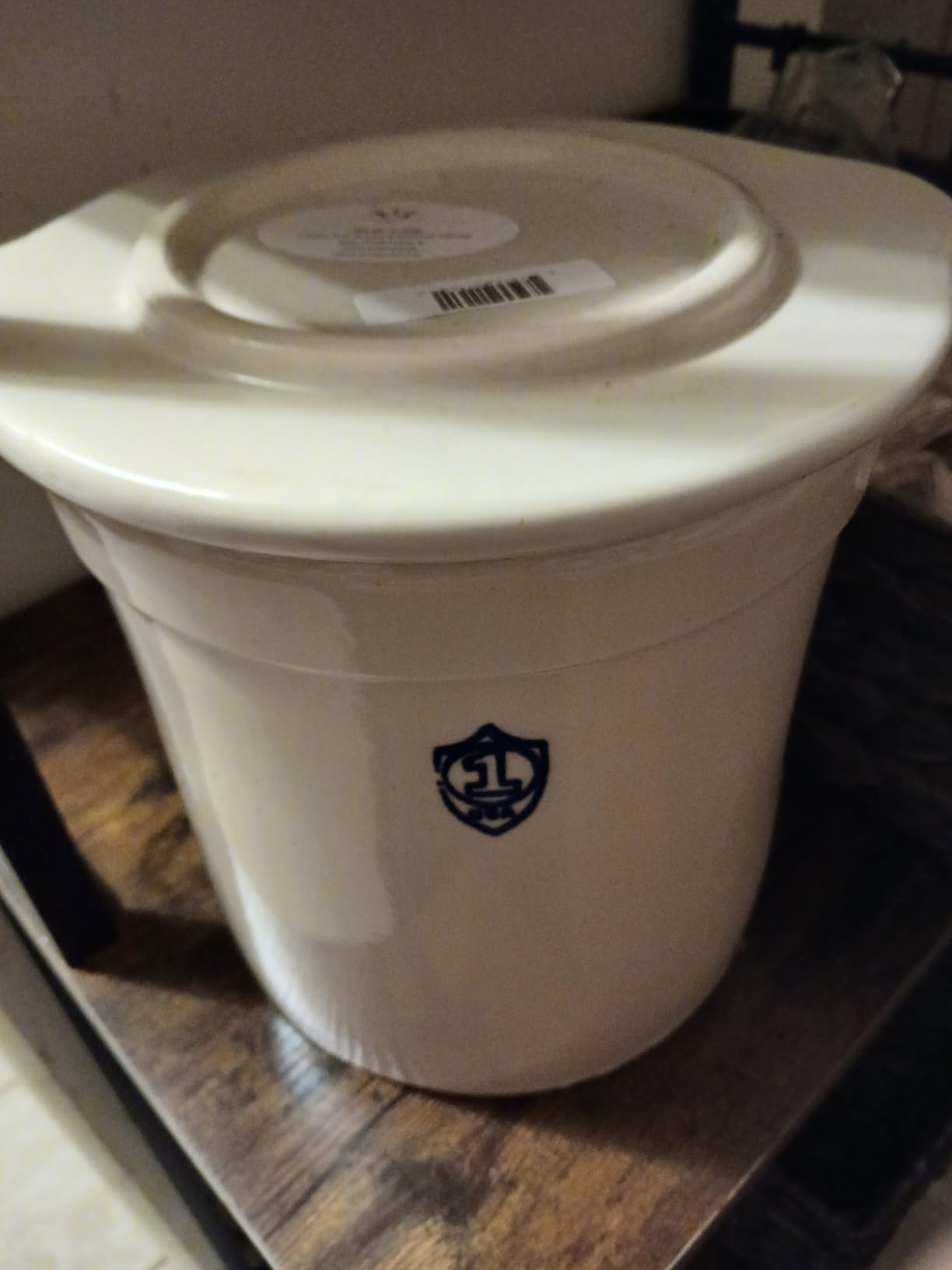 1-Gallon Stoneware Pickling Crock Complete Kit customer photo 1