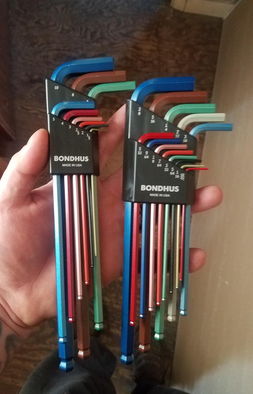 Bondhus 69600 Ball End Double Pack L-Wrench Set with ColorGuard, 13 Piece customer photo 2