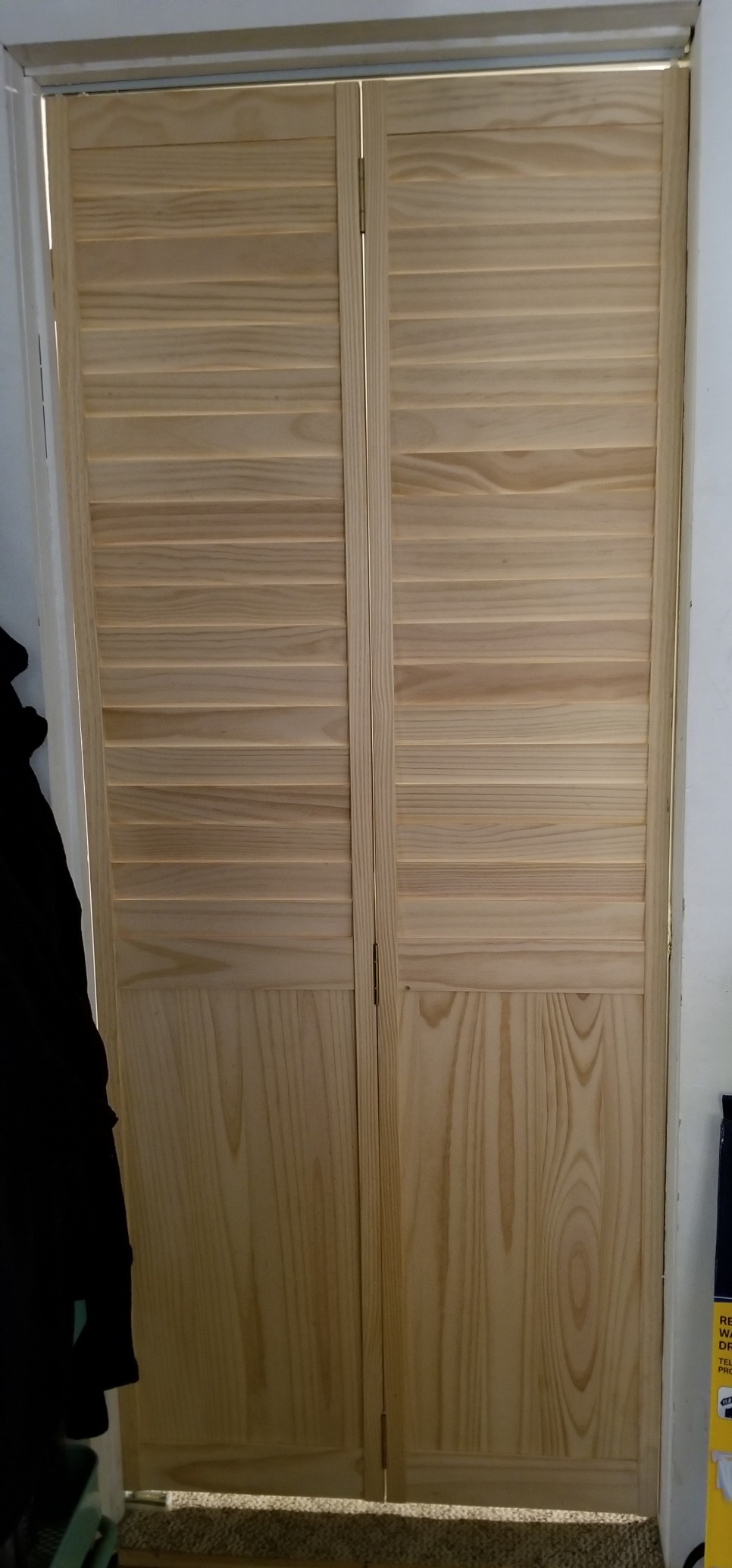 Closet Door, Bi-fold, Louver Panel Plantation (32x80) customer photo 2