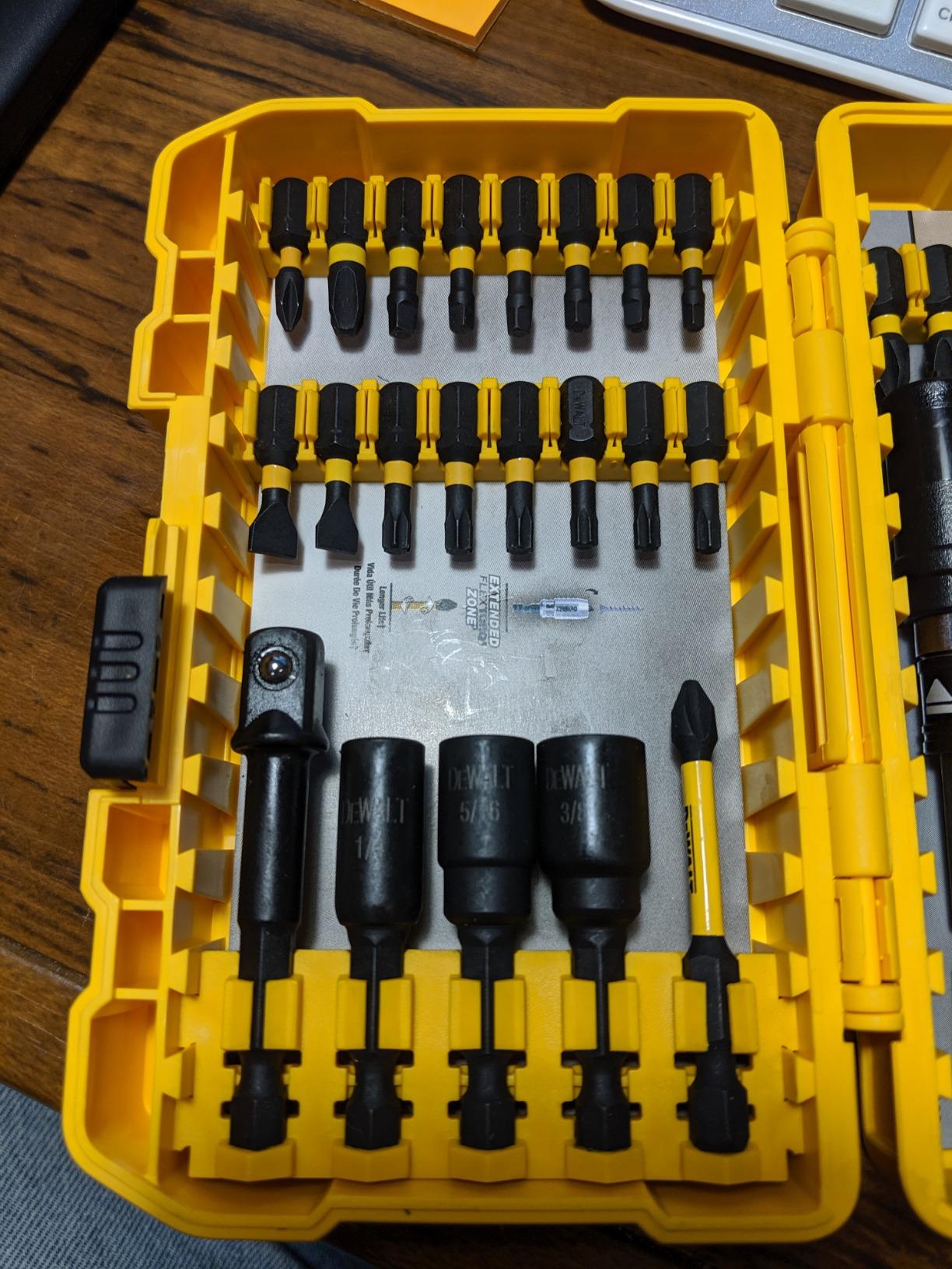 DEWALT Screwdriver Bit Set, Impact Driver Bit Set, FlexTorq, 35-Piece (DWA2T35IR) customer photo 2