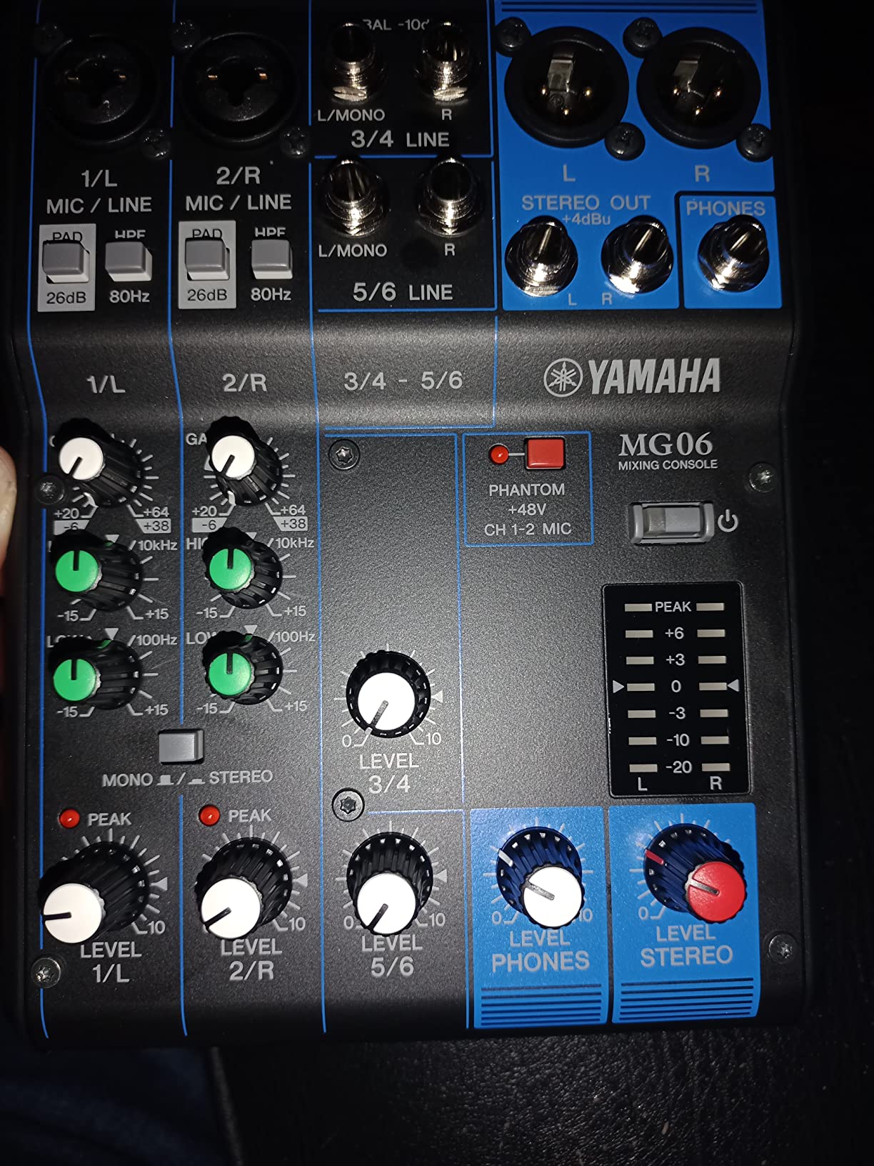 Yamaha MG06 6-Input Compact Stereo Mixer customer photo 1