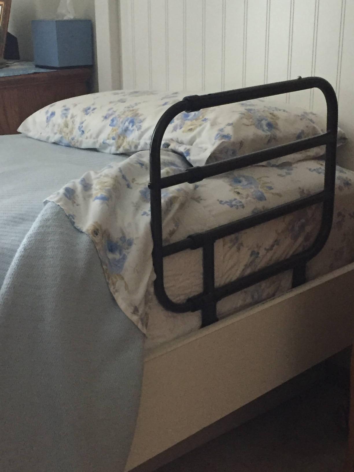 Able Life Bedside Extend-A-Rail, Adjustable Senior Bed Safety Railing and Stand Assist Grab Bar, Extendable Guardrail for Seniors and Elderly Adults, ASTM Safety Approved Bedrail customer photo 1