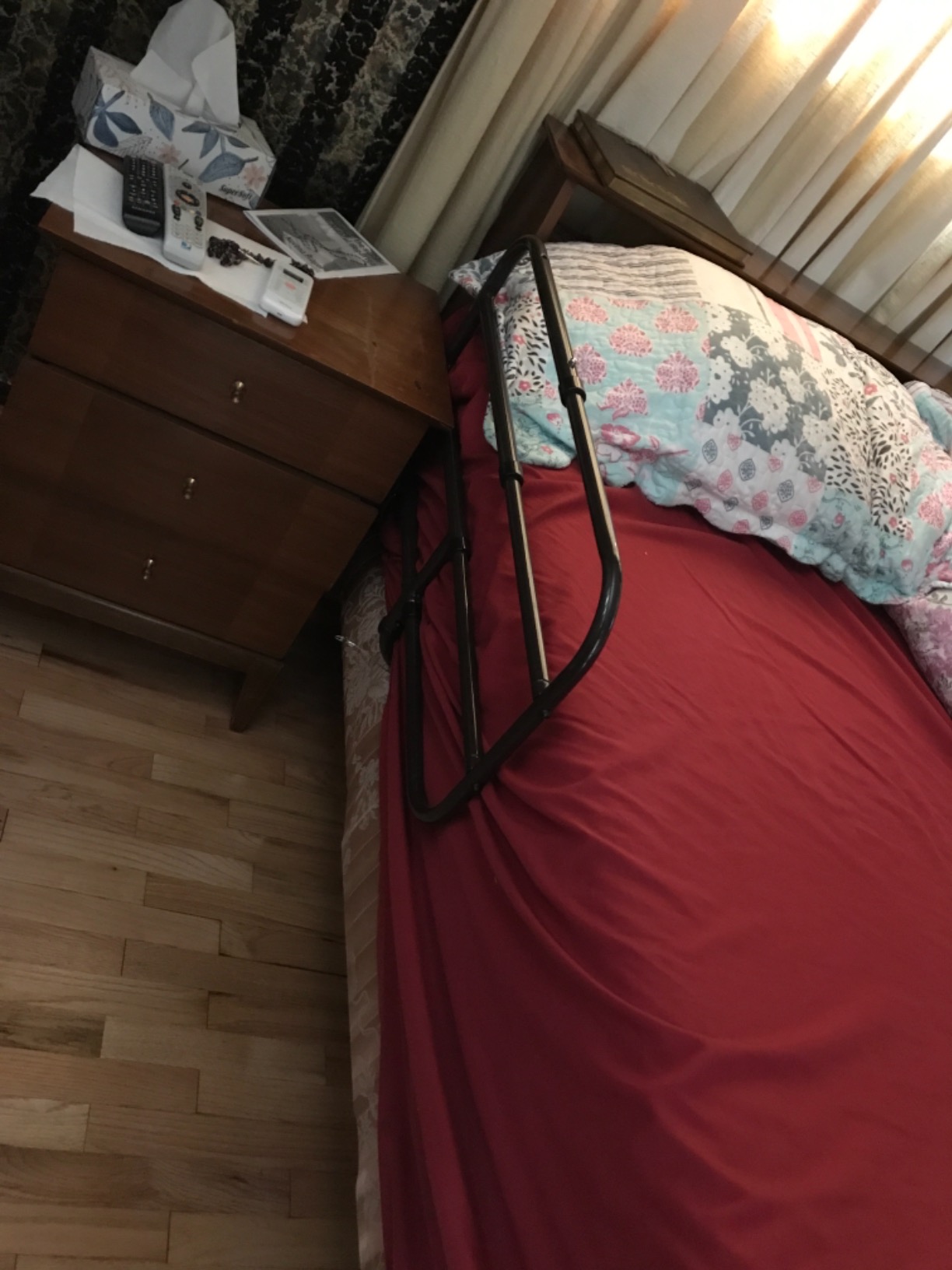 Able Life Bedside Extend-A-Rail, Adjustable Senior Bed Safety Railing and Stand Assist Grab Bar, Extendable Guardrail for Seniors and Elderly Adults, ASTM Safety Approved Bedrail customer photo 2