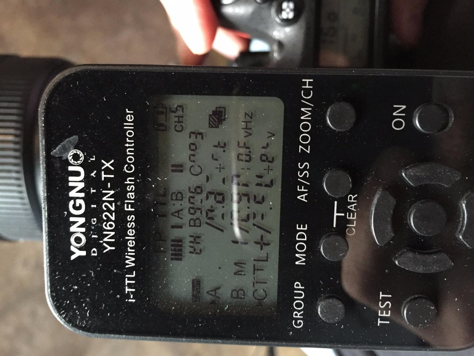 Yongnuo YN622N-TX YN622N TX i-TTL TTL Wireless Flash Controller Wireless Flash Trigger Transceiver for Nikon DSLR Camera customer photo 2