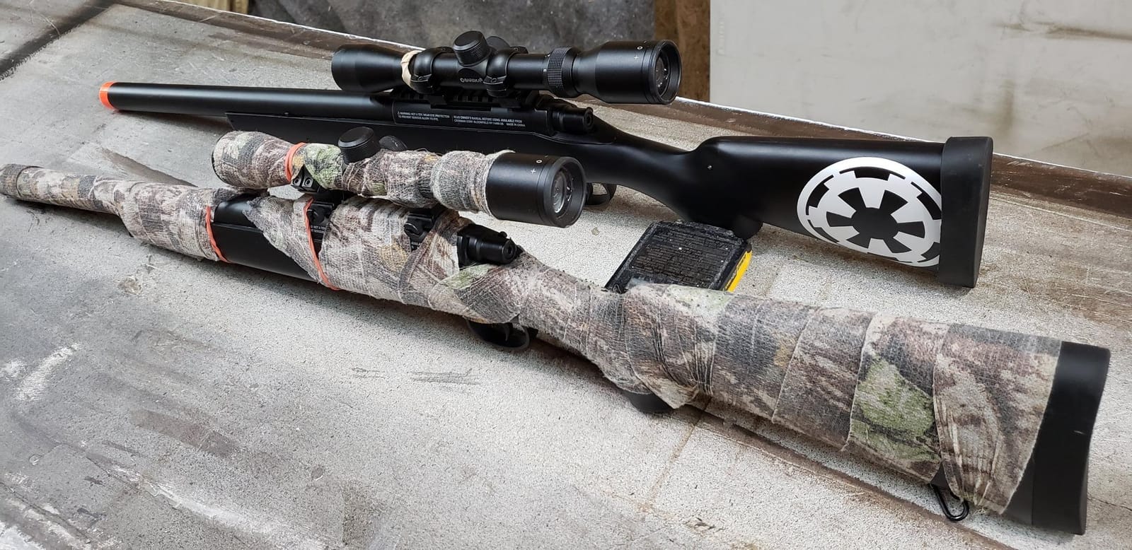 Game Face 52004 Sniper Carbine GF29 Spring-Powered Airsoft Rifle Kit, Black | Adjustable Hop-Up - Dual Picatinny Rails - Speedloader And Sling Included customer photo 2