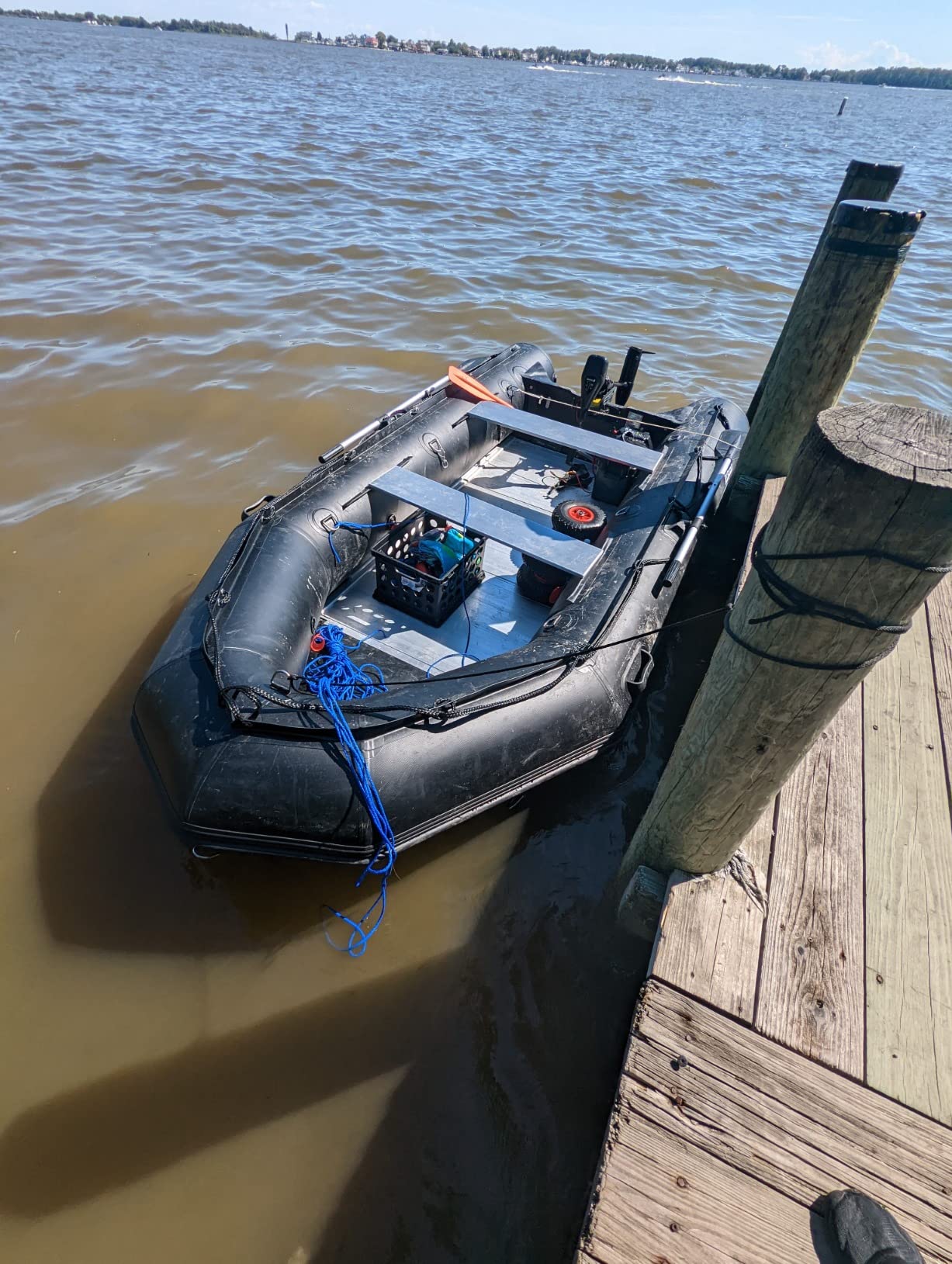 BRIS 1.2mm PVC 12.5 ft Inflatable Boat Inflatable Fish Hunter & Person Inflatable Raft Boat customer photo 2