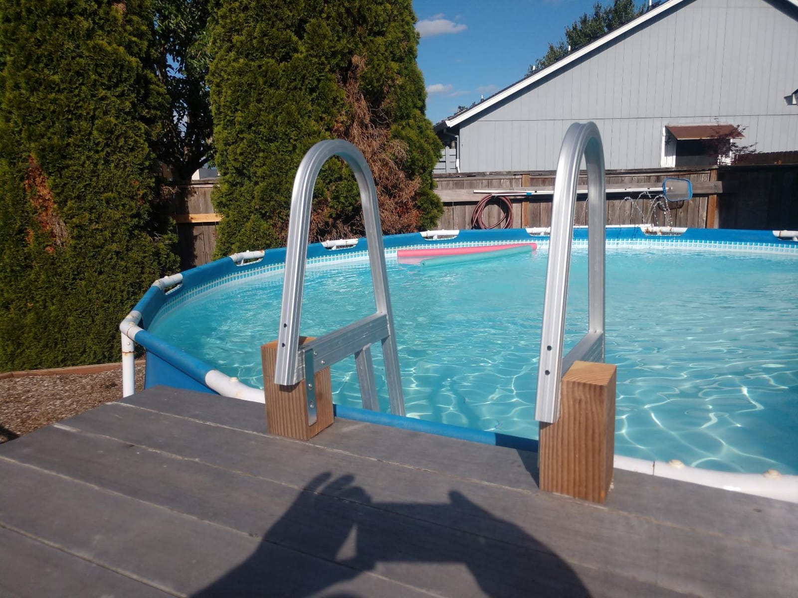 RecPro 3-Step Marine Boarding Ladder | Lightweight, Wide Non-Slip Steps, Built for Fresh and Saltwater Use customer photo 2