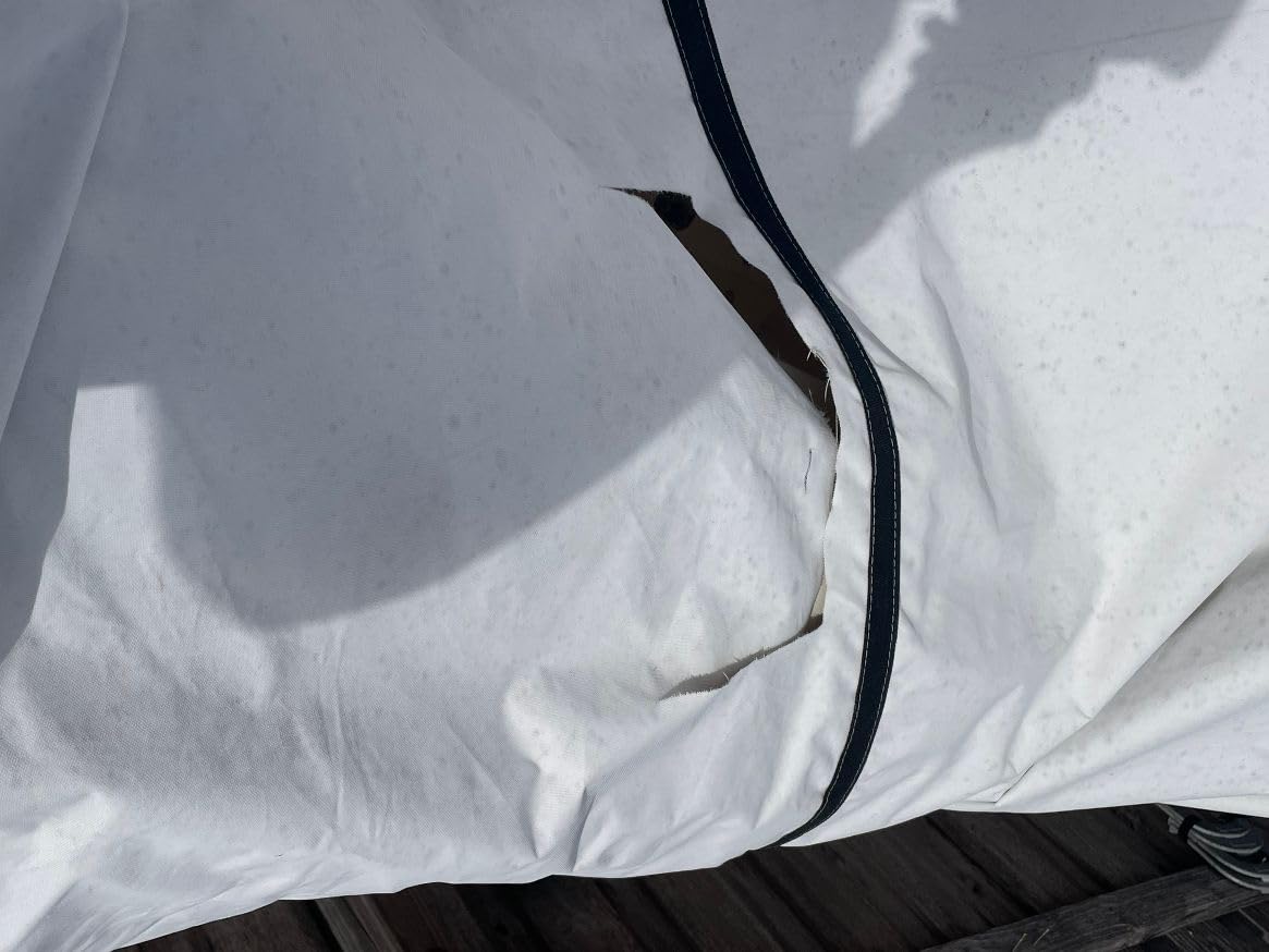 Budge Hard Top T-Top Boat Cover, Waterproof, Fits Boats 24-26 ft Long | 600D marine-grade, UV-resistant polyester; All weather with shock-cord hem, vents & straps; Fits 106