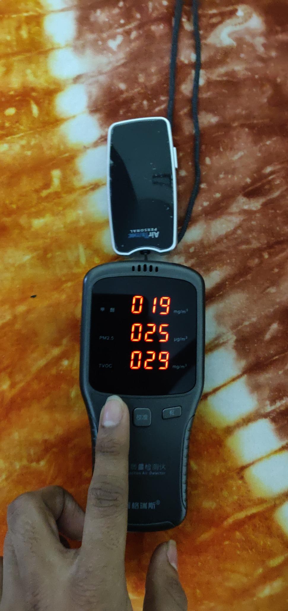 AirTamer A310 Personal Air Purifier Necklace customer photo 2