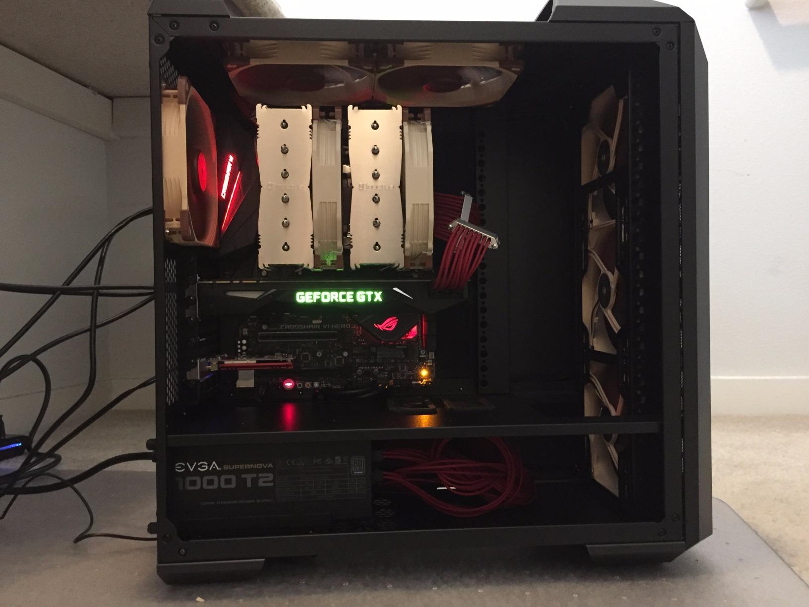 Noctua NH-D15, Quiet High-Performance Dual Tower CPU Cooler | 168mm Height, Enthusiast-Grade Low-Noise Cooling, 6 Heatpipes, For Intel & AMD, Dual 140mm Fans, Rich Accessory Kit customer photo 2