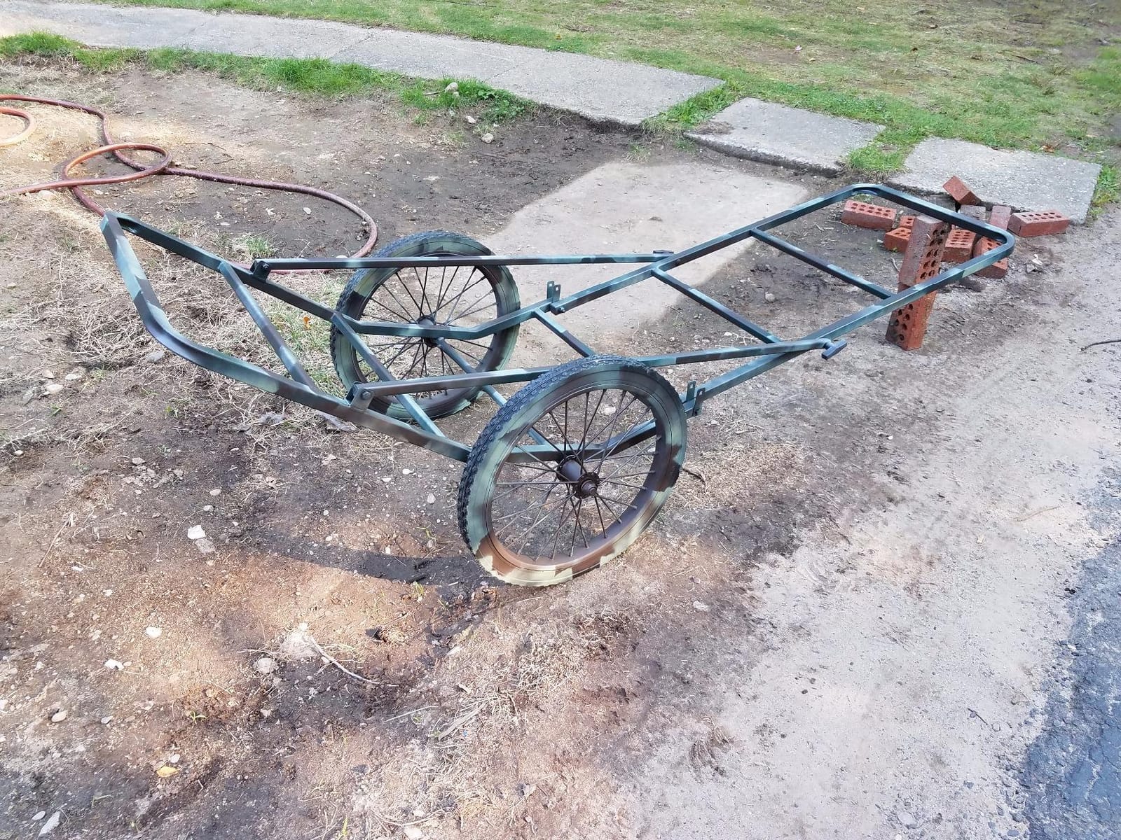 Leader Accessories Super Mag Hauler Steel Hunting Deer Game Cart 550lb Capacity customer photo 2