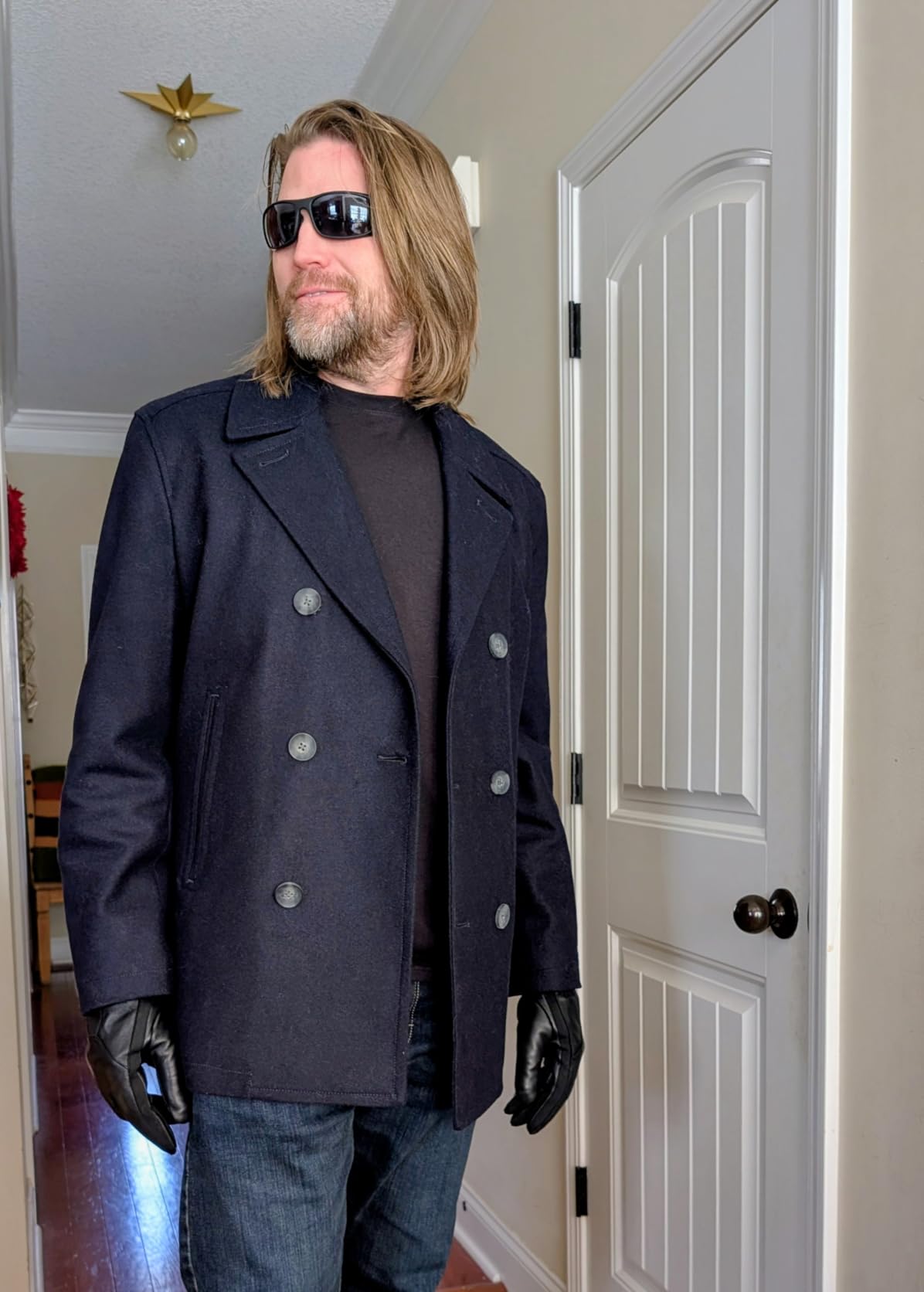 Nautica Men's Wool Blend Peacoat - Double-Breasted Winter Coat, Regular, Big & Tall Sizes customer photo 1