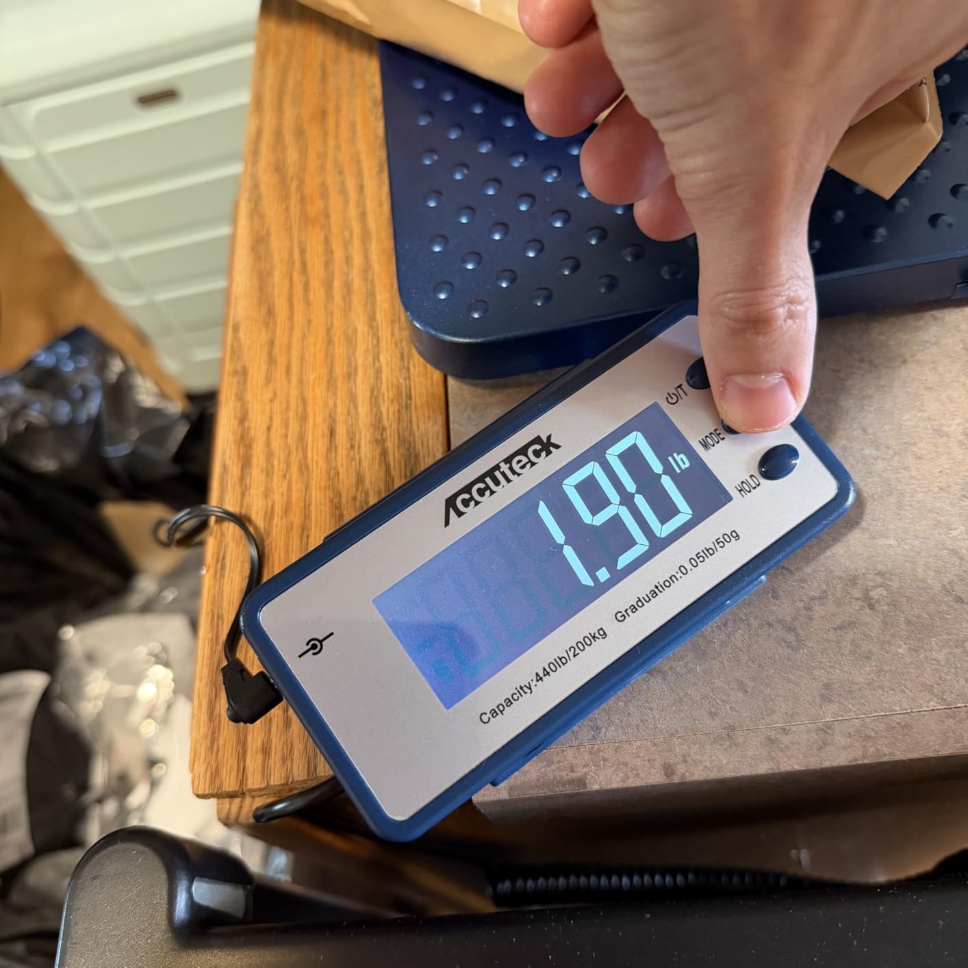 Accuteck 440lb Heavy Duty Digital Metal Industry Shipping Postal Scale W/C customer photo 2