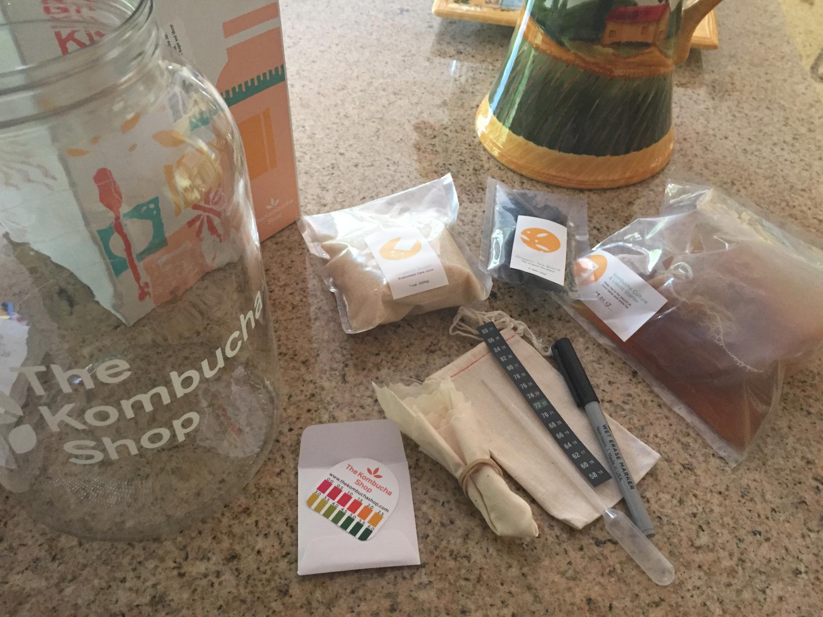 The Kombucha Shop Organic Kombucha Starter Kit - 1 Gallon Brewing Kit Includes All The Essentials Required for Brewing Kombucha At Home customer photo 1