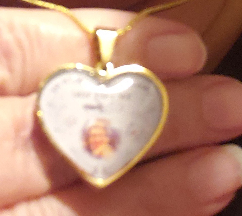 Roman Your Memory Treasure Within Heart 12 Inch Resin Stone Garden Chime Figurine customer photo 1