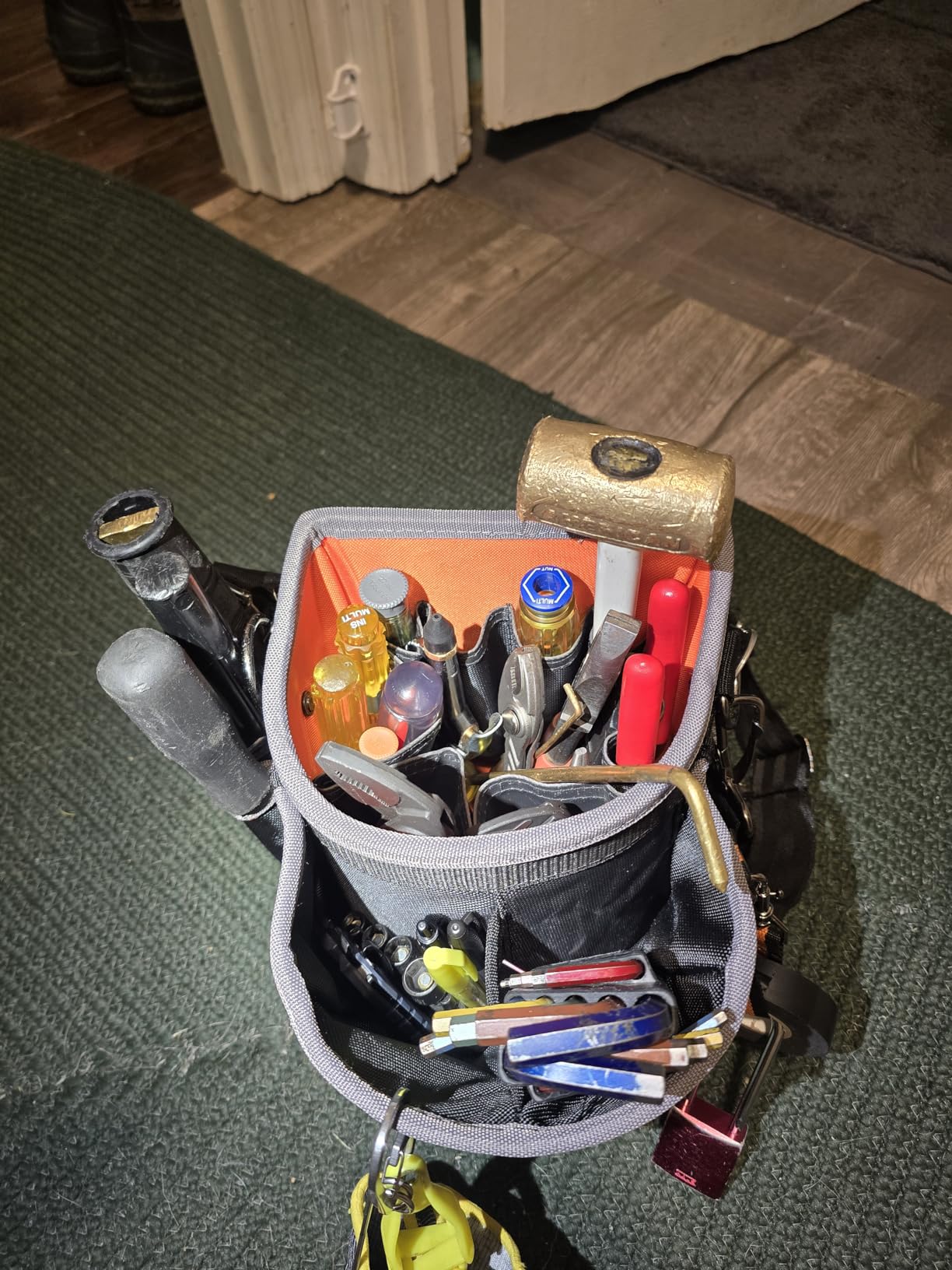 Klein Tools 55419SP-14 Tool Bag with Shoulder Strap Has 14 Pockets for Tool Storage, Can Fit Long Screwdrivers customer photo 2