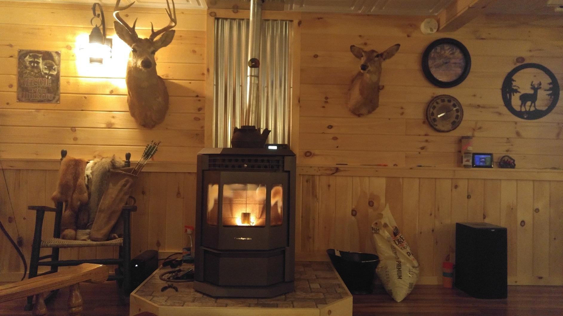 Wood Pellet Stove HP22 2,800 Sq Ft. Pellet Fuel EPA Cert. 55 Pound Hopper customer photo 1