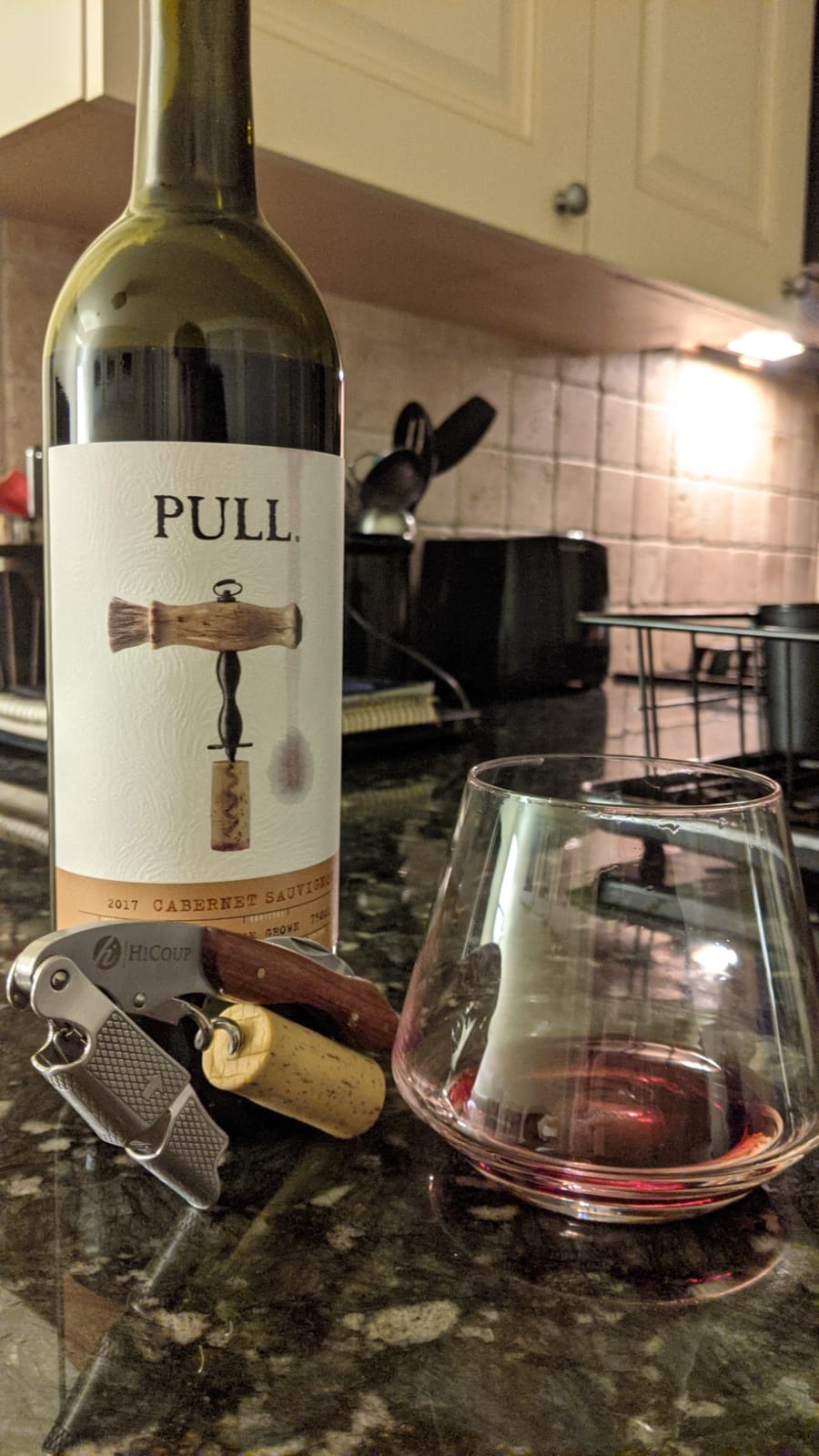 HiCoup Wine Opener - Professional Corkscrews for Wine Bottles w/Foil Cutter and Cap Remover - Manual Wine Key for Servers, Waiters, Bartenders and Home Use - Classic Rosewood customer photo 2