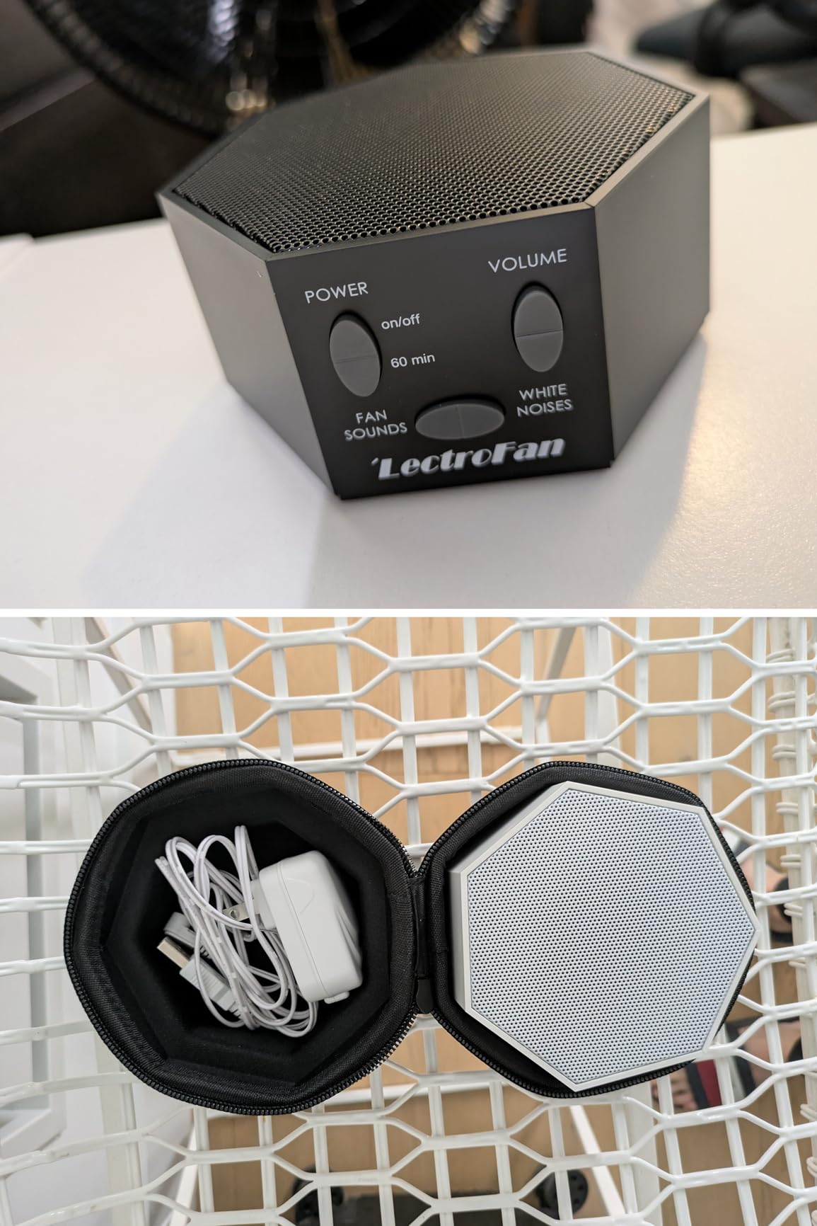 Adaptive Sound Technologies LectroFan Classic - Soothing Sound Machine for Sleep - Built-in Sleep Timer - Compact Design - Non-Looping Sounds - Speech Privacy - Black customer photo 2