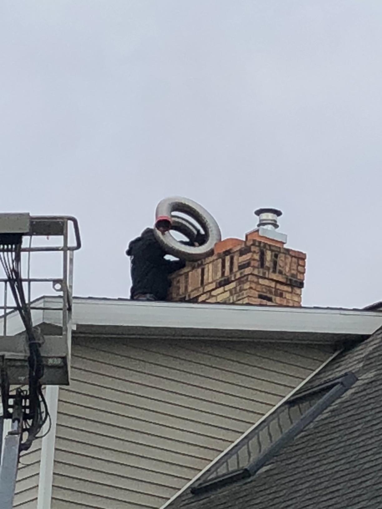 316 Stainless Steel Flexible Chimney Liner Insert Kit, 6 Inch x 25 Feet customer photo 2