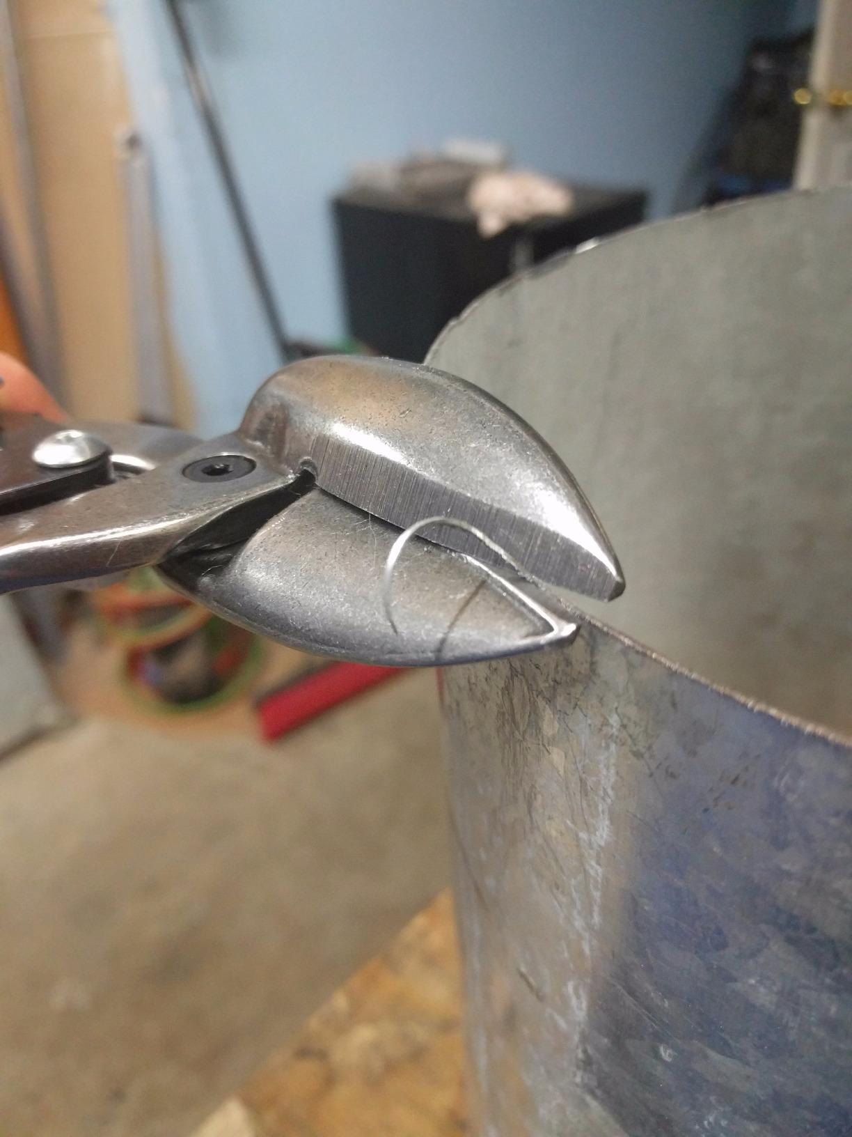 MIDWEST Aviation Snip Set - Left and Right Cut Offset Tin Cutting Shears with Forged Blade & KUSH'N-POWER Comfort Grips - MWT-6510C customer photo 1