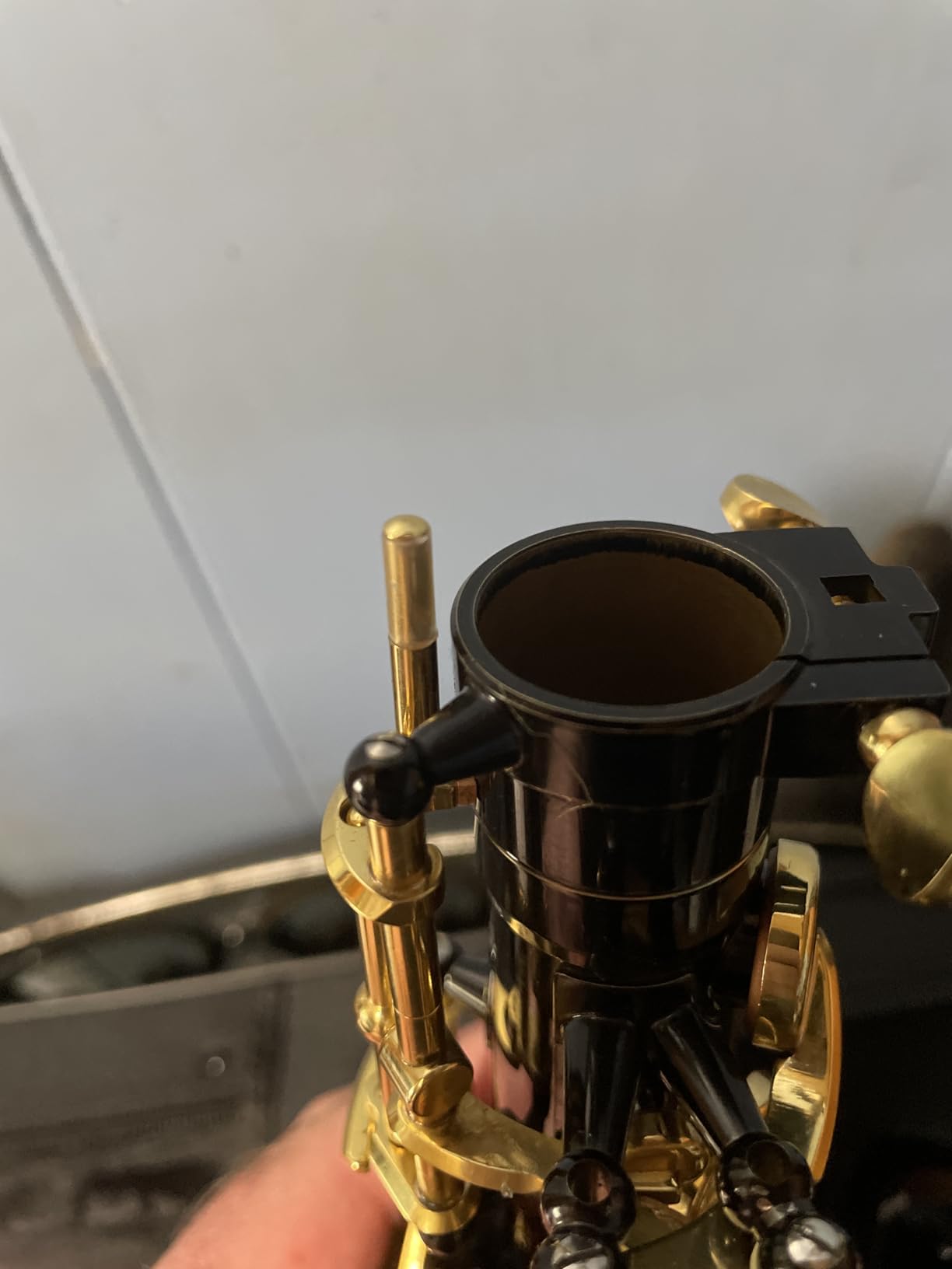 Glory Gold Laquer E Flat Alto Saxophone with 11reeds,8 Pads cushions,case,carekit customer photo 2