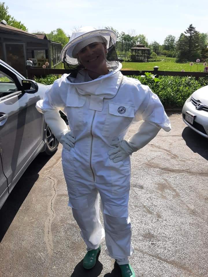 Humble Bee 410 Polycotton Beekeeping Suit with Round Veil customer photo 1