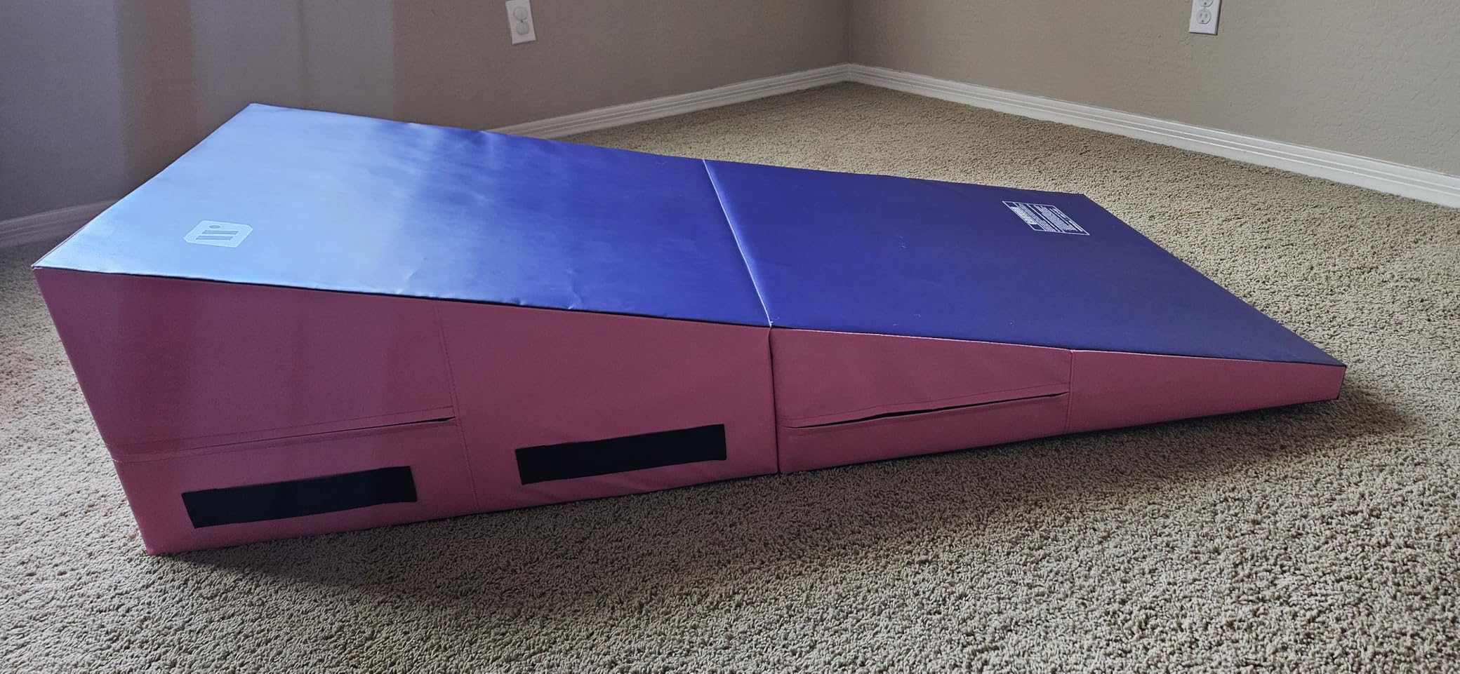 We Sell Mats Gymnastics Incline Mat, Cheese Wedge Skill Shape, Supportive Cushioned Tumbling Mat for Gymnastics, Cheerleading customer photo 2