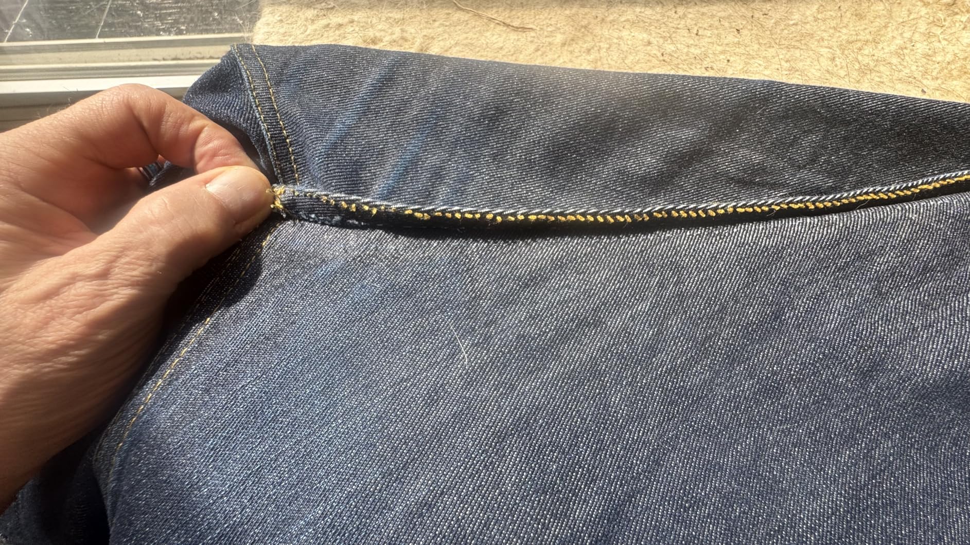 Naked & Famous Denim Men's Weird Guy In Left Hand Twill Selvedge customer photo 2