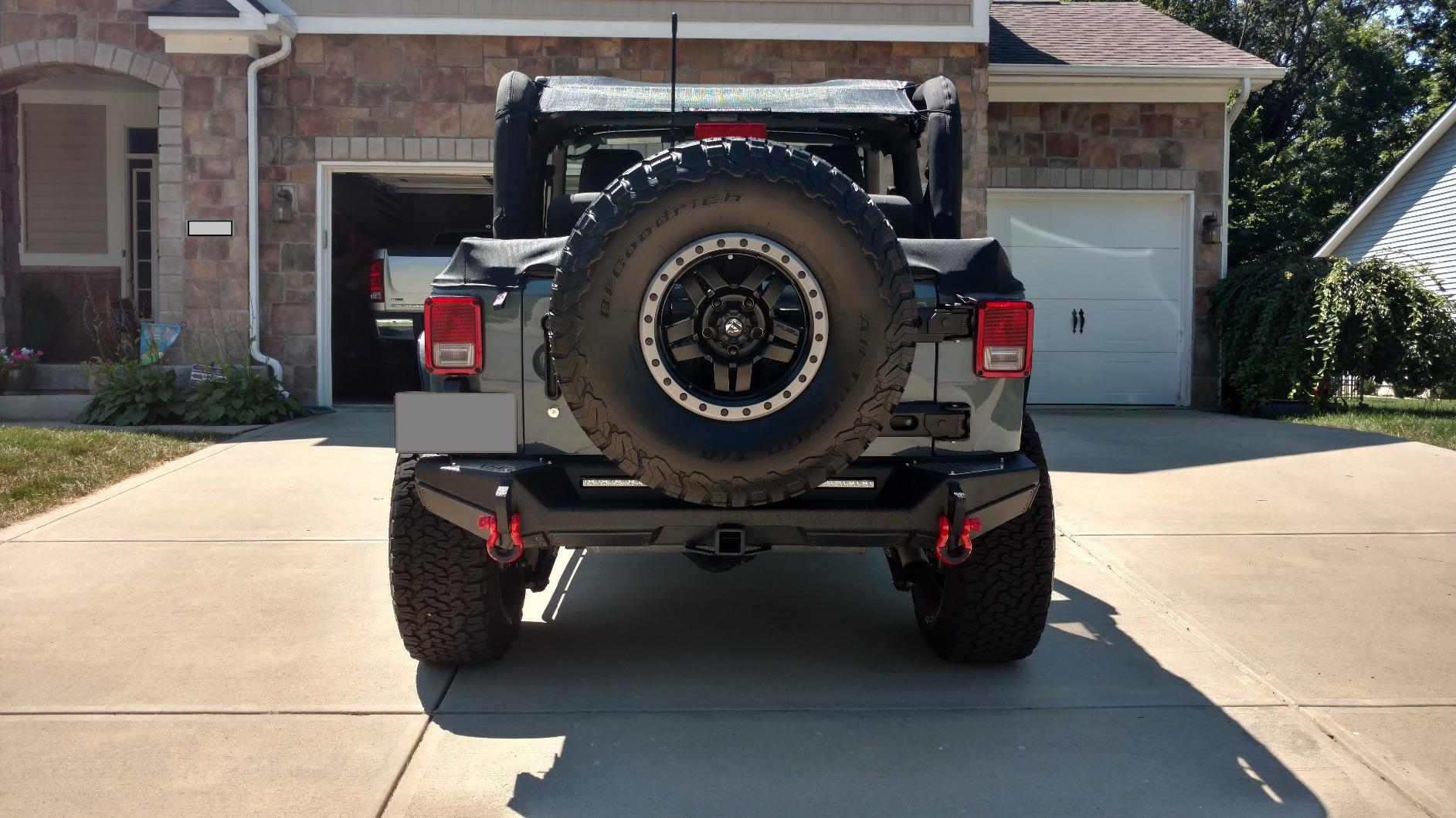 Smittybilt 76858 XRC Gen 2 Rear Bumper for Jeep Wrangler customer photo 1