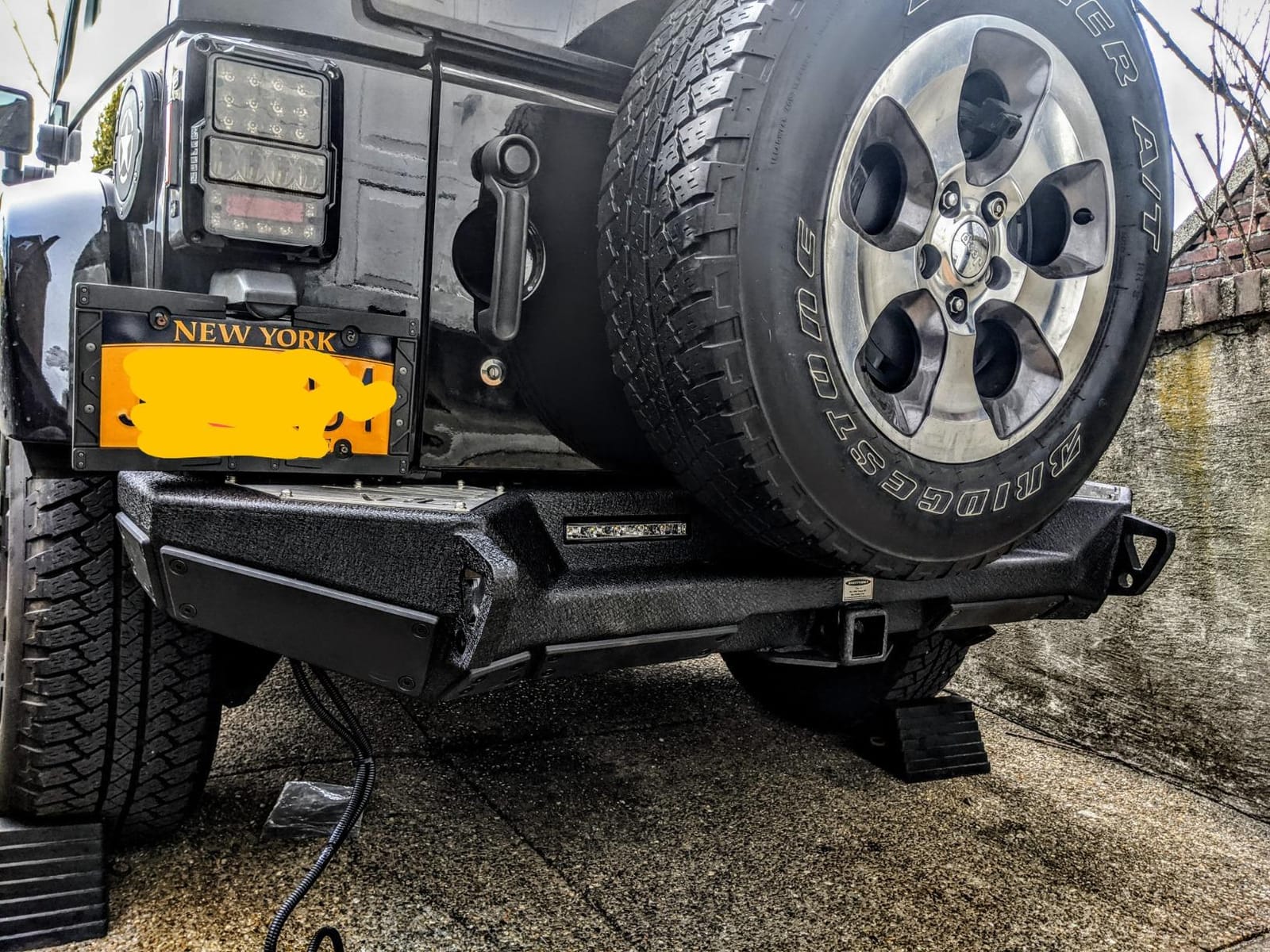 Smittybilt 76858 XRC Gen 2 Rear Bumper for Jeep Wrangler customer photo 2