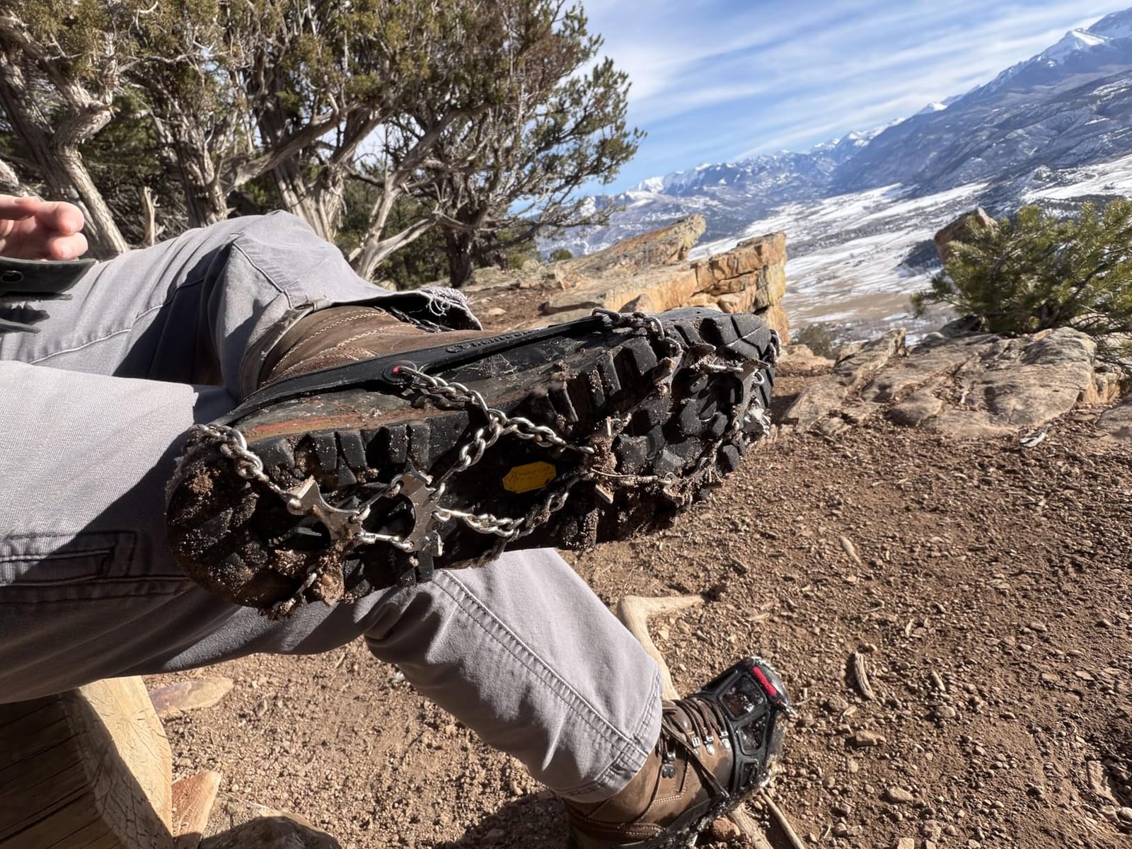 Kahtoola MICROspikes Footwear Traction for Winter, Snow & Ice Trail Hiking customer photo 2