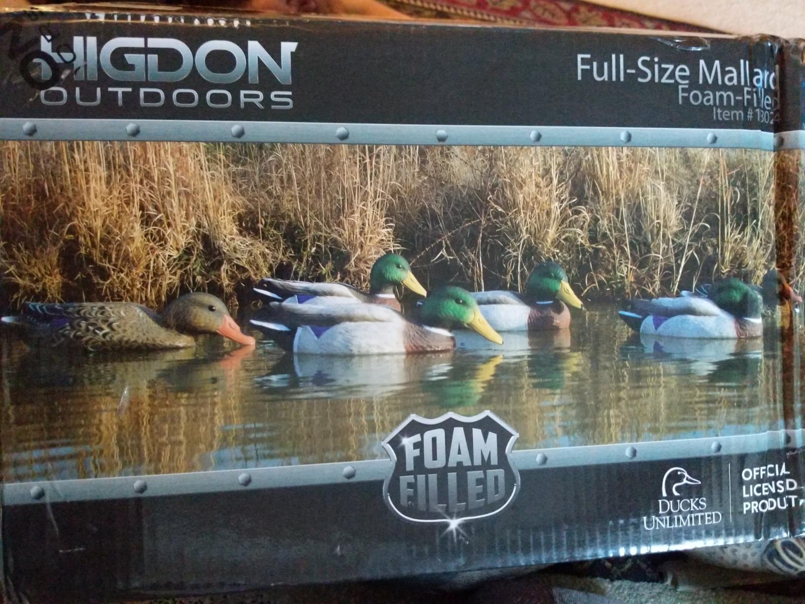 Higdon Outdoors Standard Wood Duck Floater Decoys | Ultra Realistic Drake & Hen Decoys for Waterfowl Hunting | 3 Upright & 1 Resting Drake & 2 Resting Hens | Foam-Filled | 6pk customer photo 2