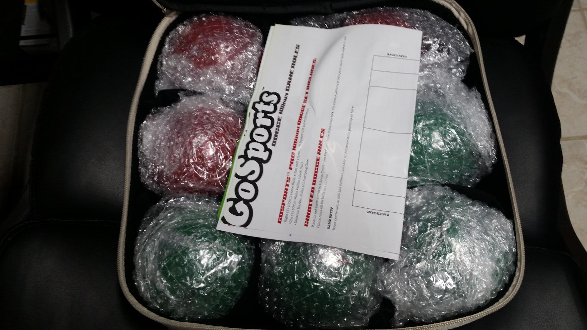 GoSports 100 mm Regulation Bocce Set with 8 Balls, Pallino, Case and Measuring Rope - Premium Official Size Set customer photo 2