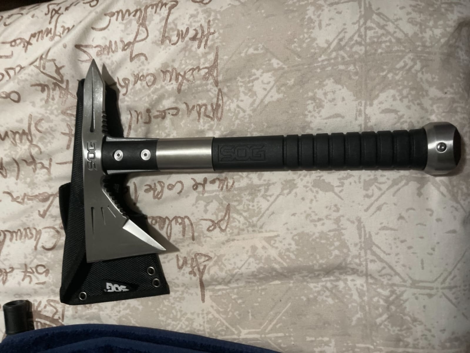 SOG Tomahawk Tactical Hatchet - Voodoo Hawk Mini Tactical Axe, Throwing Hatchet w/ 2.75 Inch Blade for Survival Sports and Camping Axes (F182N-CP) customer photo 1