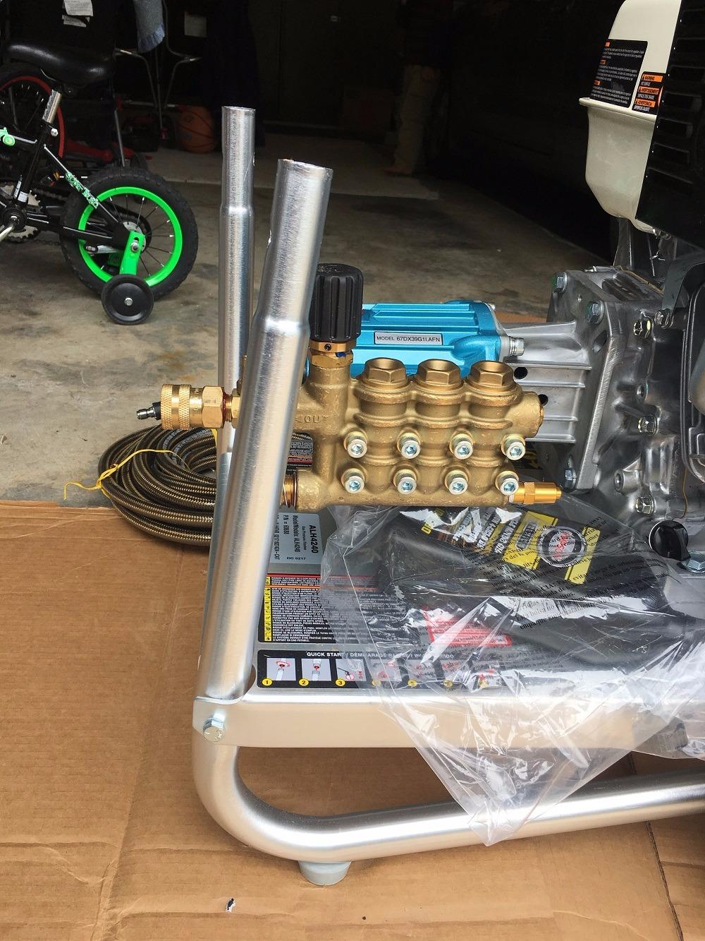 Simpson Aluminum Series 4200 PSI Gas Pressure Washer, 2.5 GPM, Honda GX390 | Gas Power Washer For Professionals. CAT Triplex Pump, 50' Hose, Aluminum Frame, 5 Nozzles. 49-State Compliant. ALH4240 customer photo 1