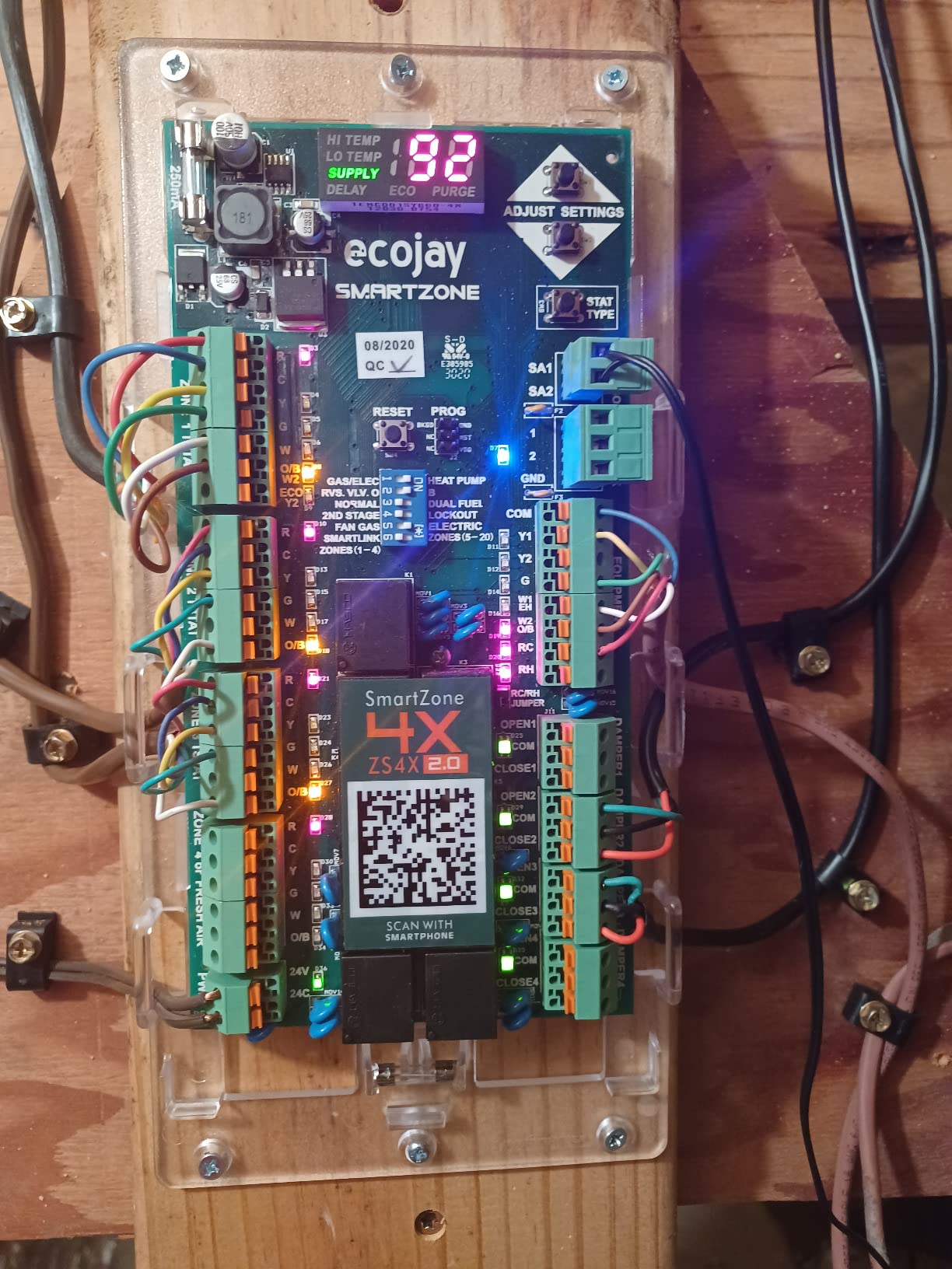 SmartZone-4X Control - 4 Zone Controller KIT with Temperature Sensor customer photo 1