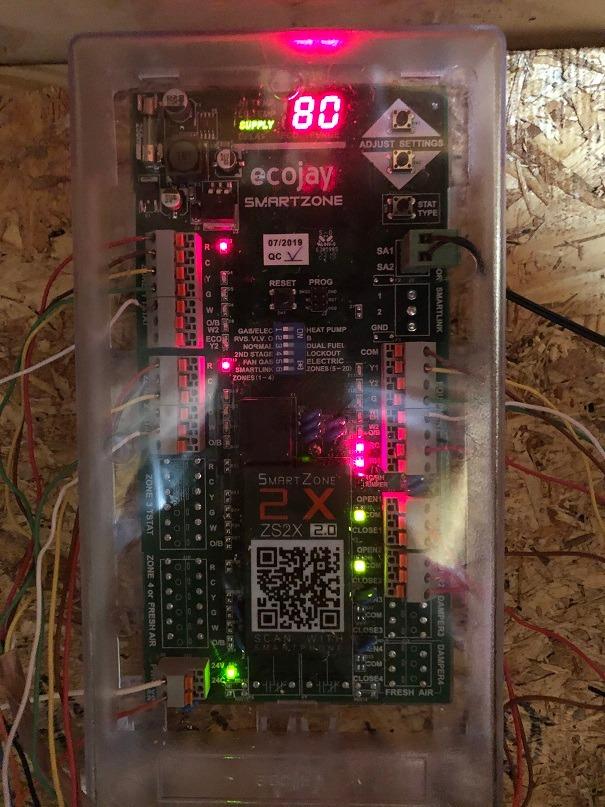 SmartZone-3X: 3 Zone HVAC Controller KIT with Temperature Sensor customer photo 2