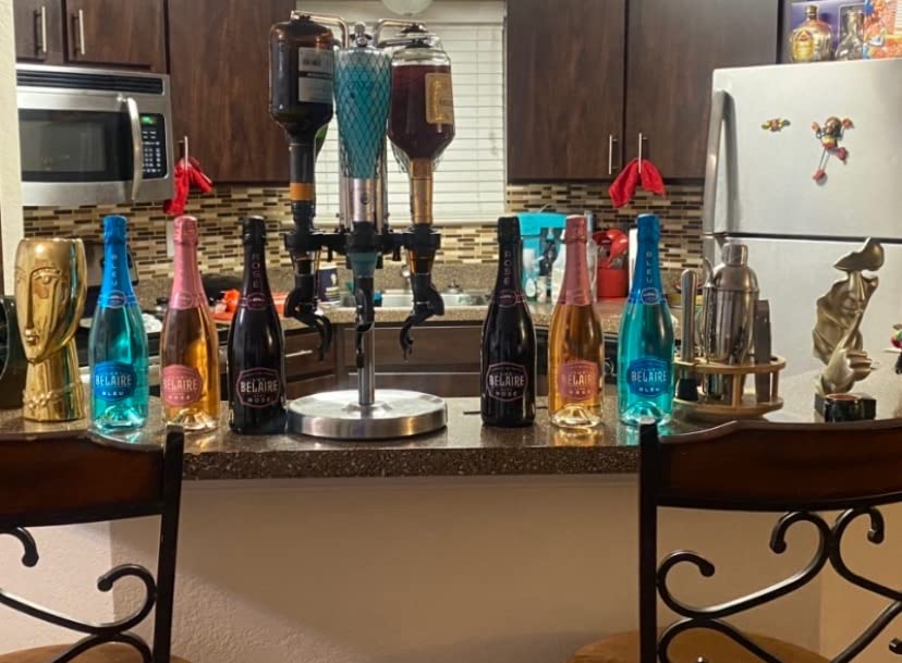 OGGI Professional 6-Bottle Revolving Liquor Dispenser, Stainless Steel customer photo 2