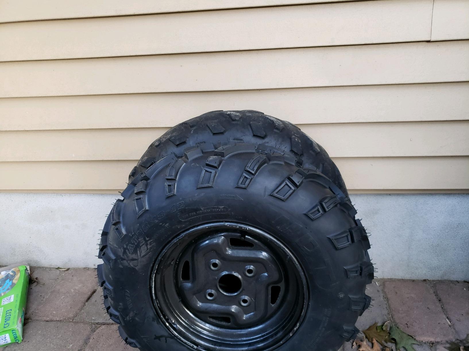 WANDA ATV/UTV Tires 25x8-12 25x8x12 6-Ply Light Mud Tires, Set 2-10243 customer photo 2