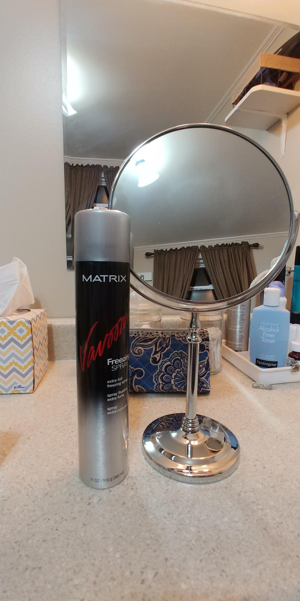 MIRRORVANA Large Double Sided 10X/1X Makeup Mirror, 15